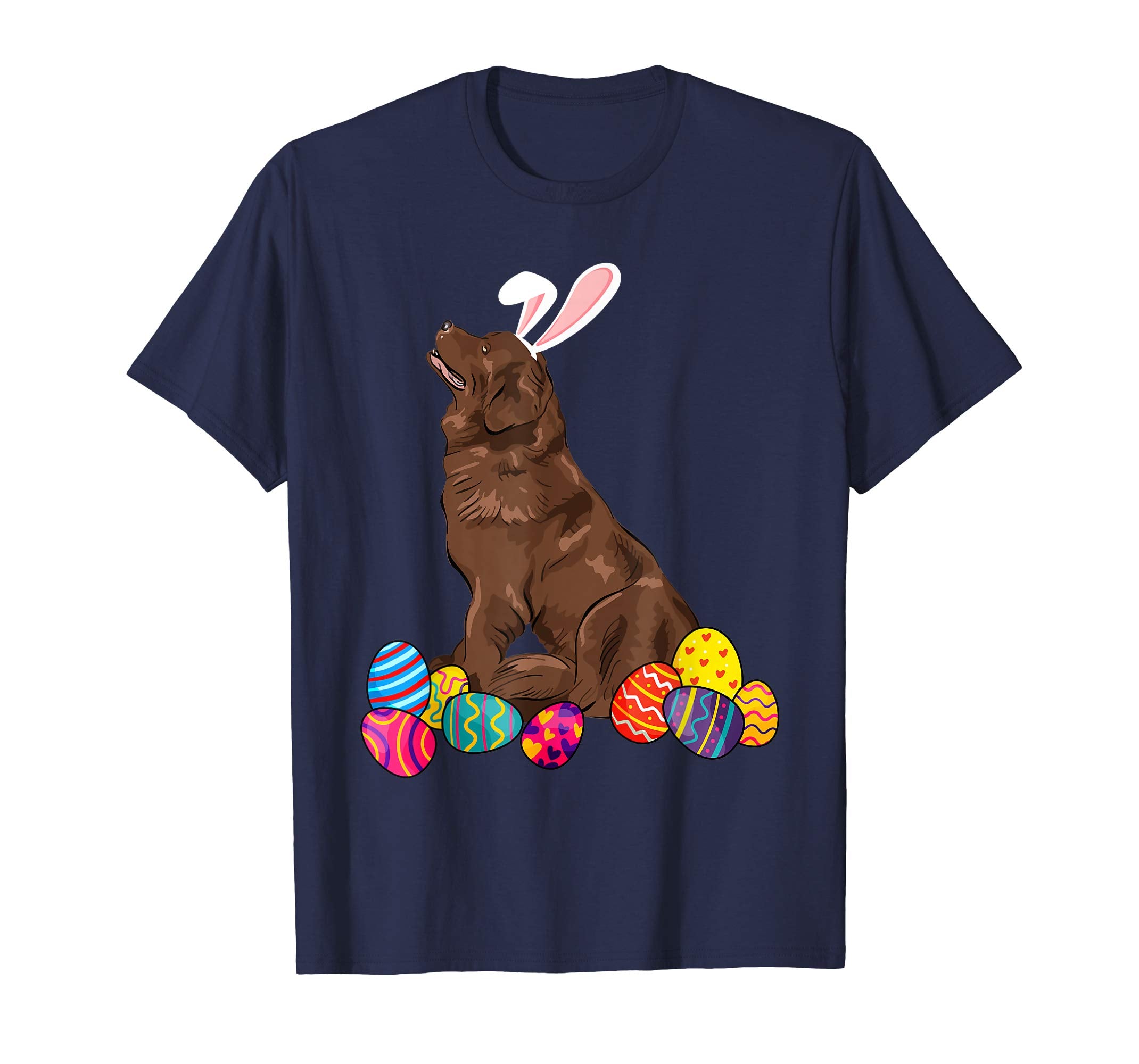 Newfoundland Bunny Ear With Egg Easter Easter Day Shirt