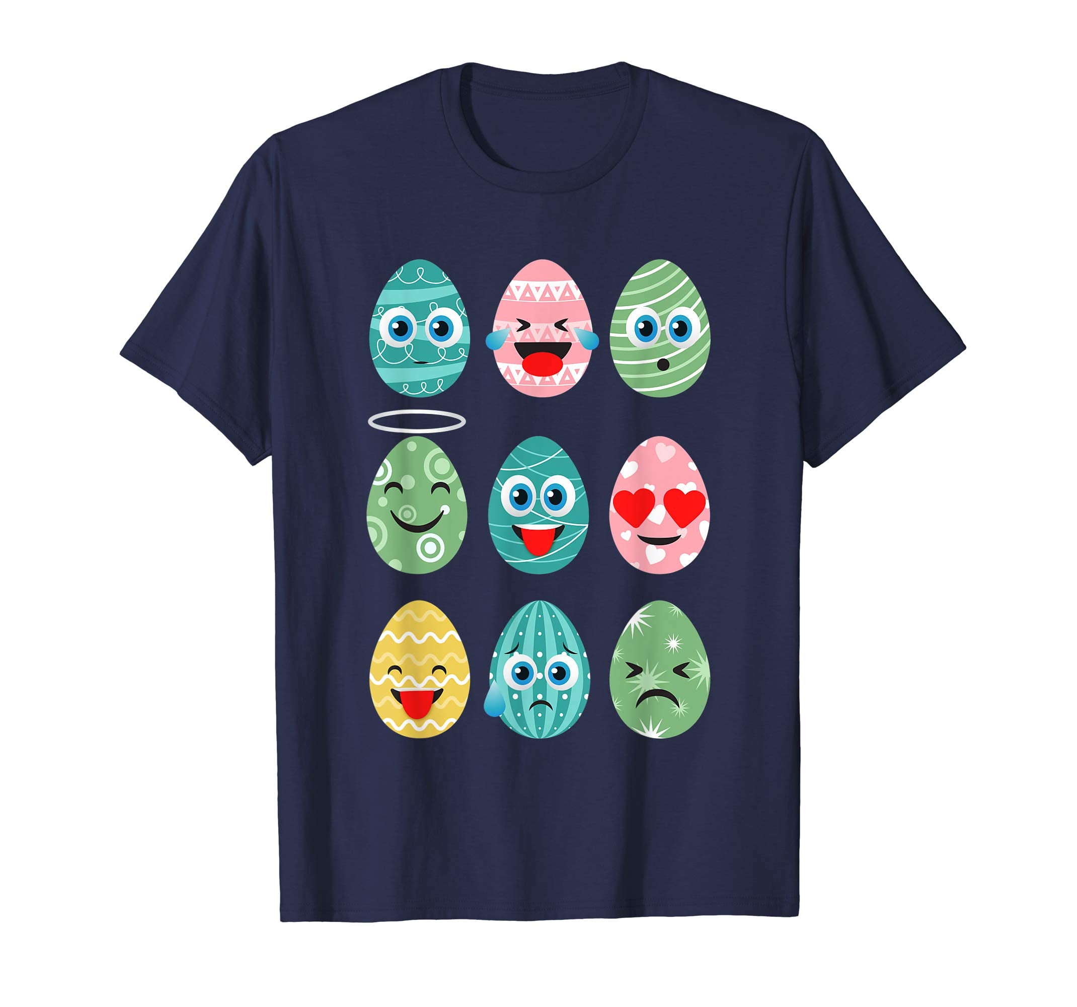 Funny Easter Eggs Emojis Birthday Shirt For Men And Women