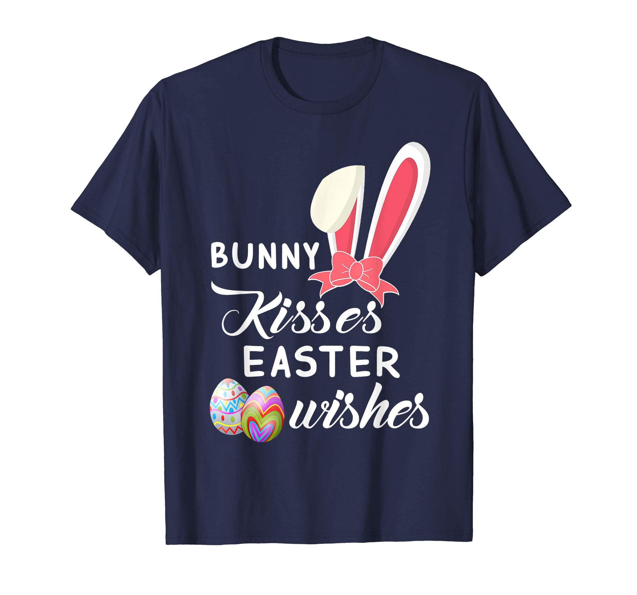 Bunny kisses Easter wishes Funny Rabbit Easter T Shirt