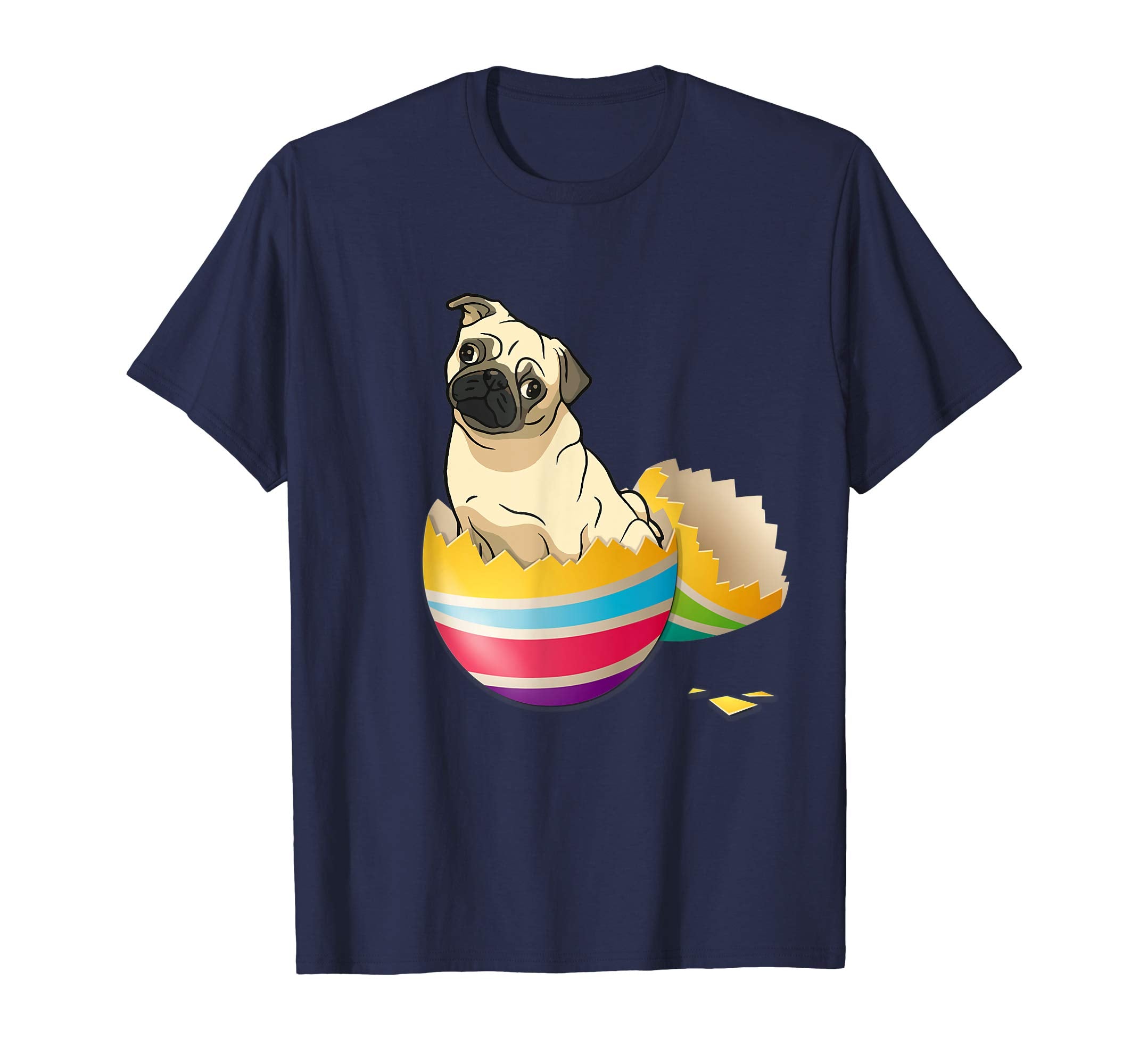 Pug Hatching From Easter Egg Easter Day Shirt