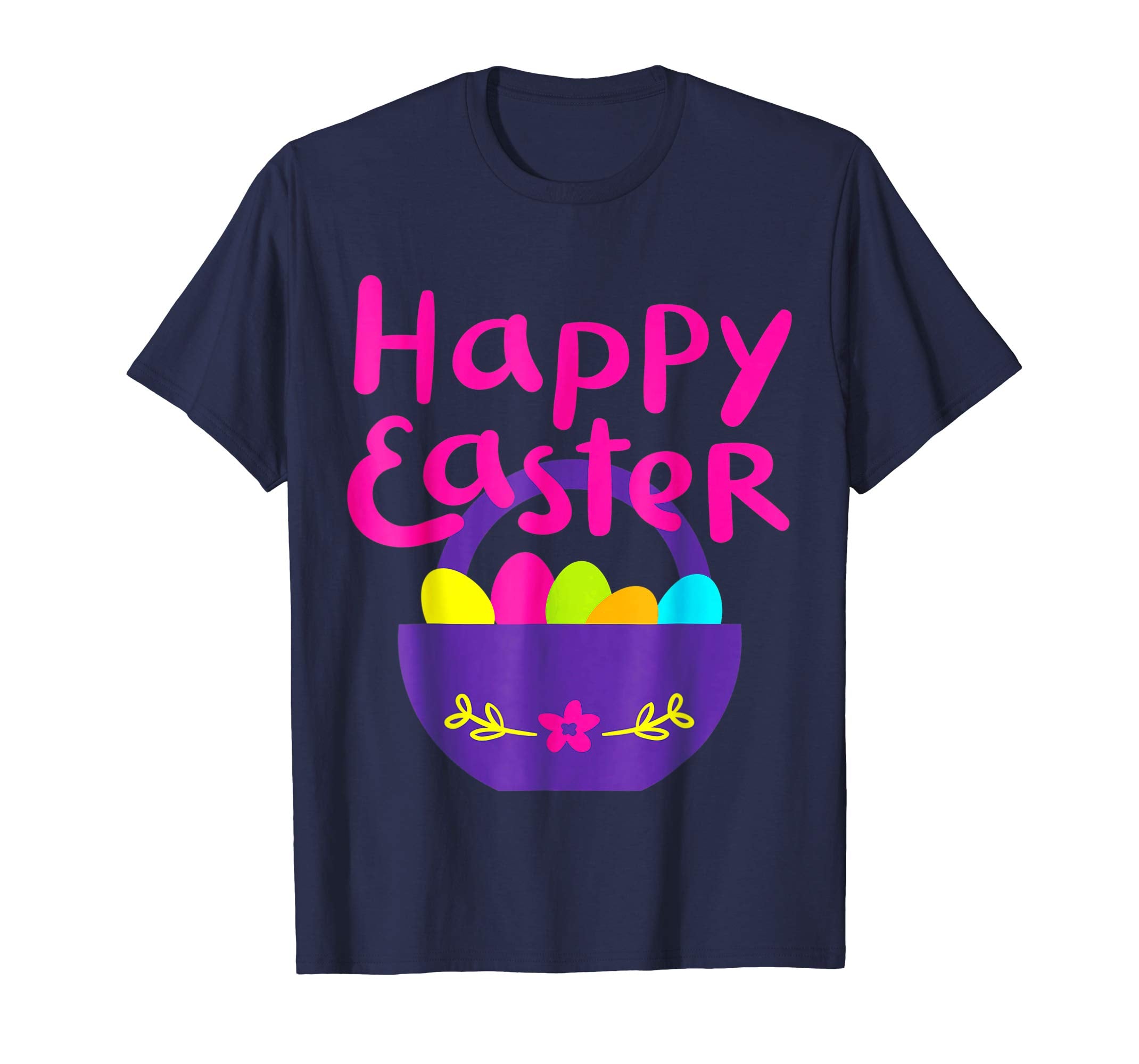 Happy Easter Shirt Colorful Eggs tee