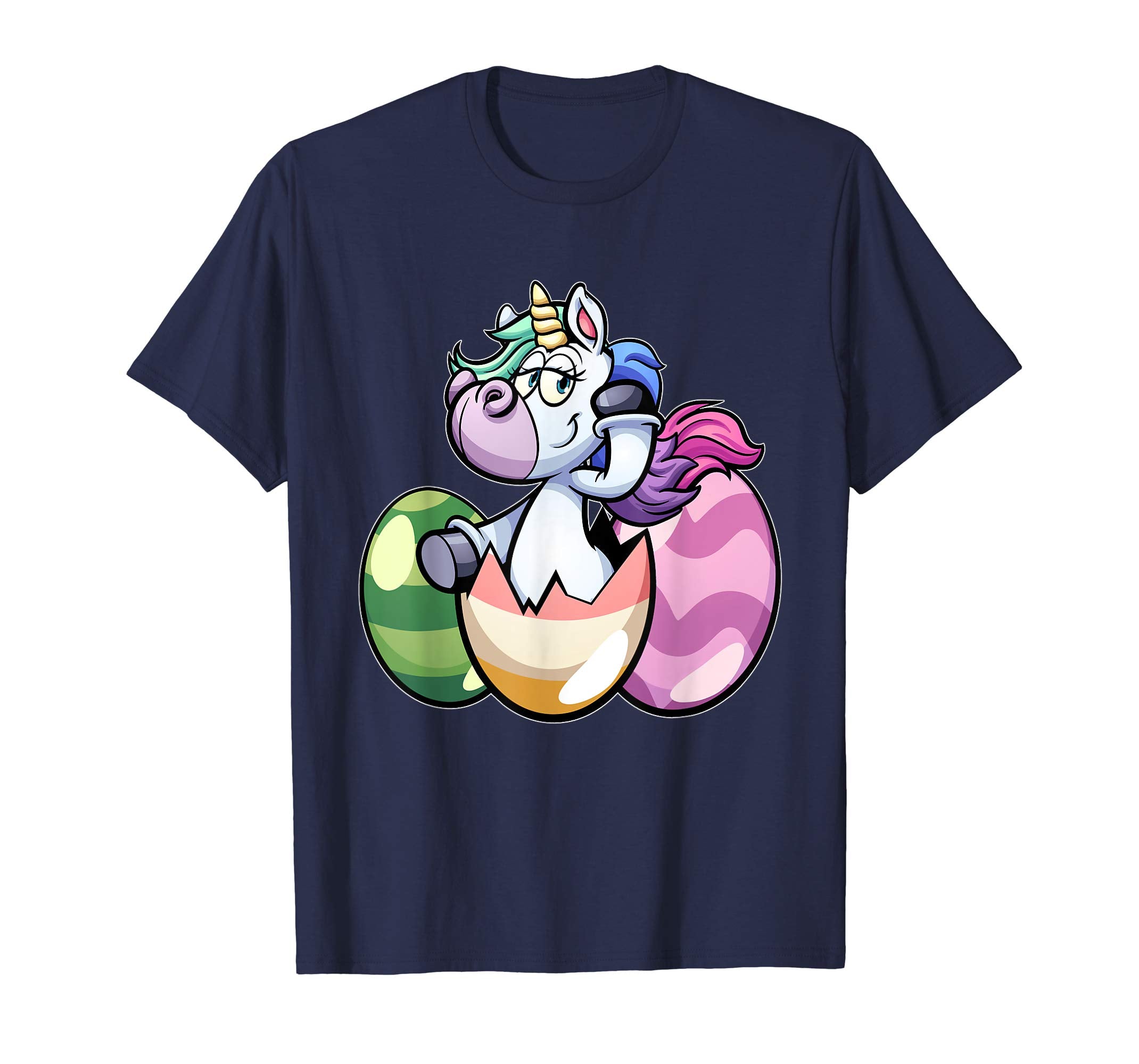 Easter Shirts For Kids Girls Unicorn Shirt Easter Eggs