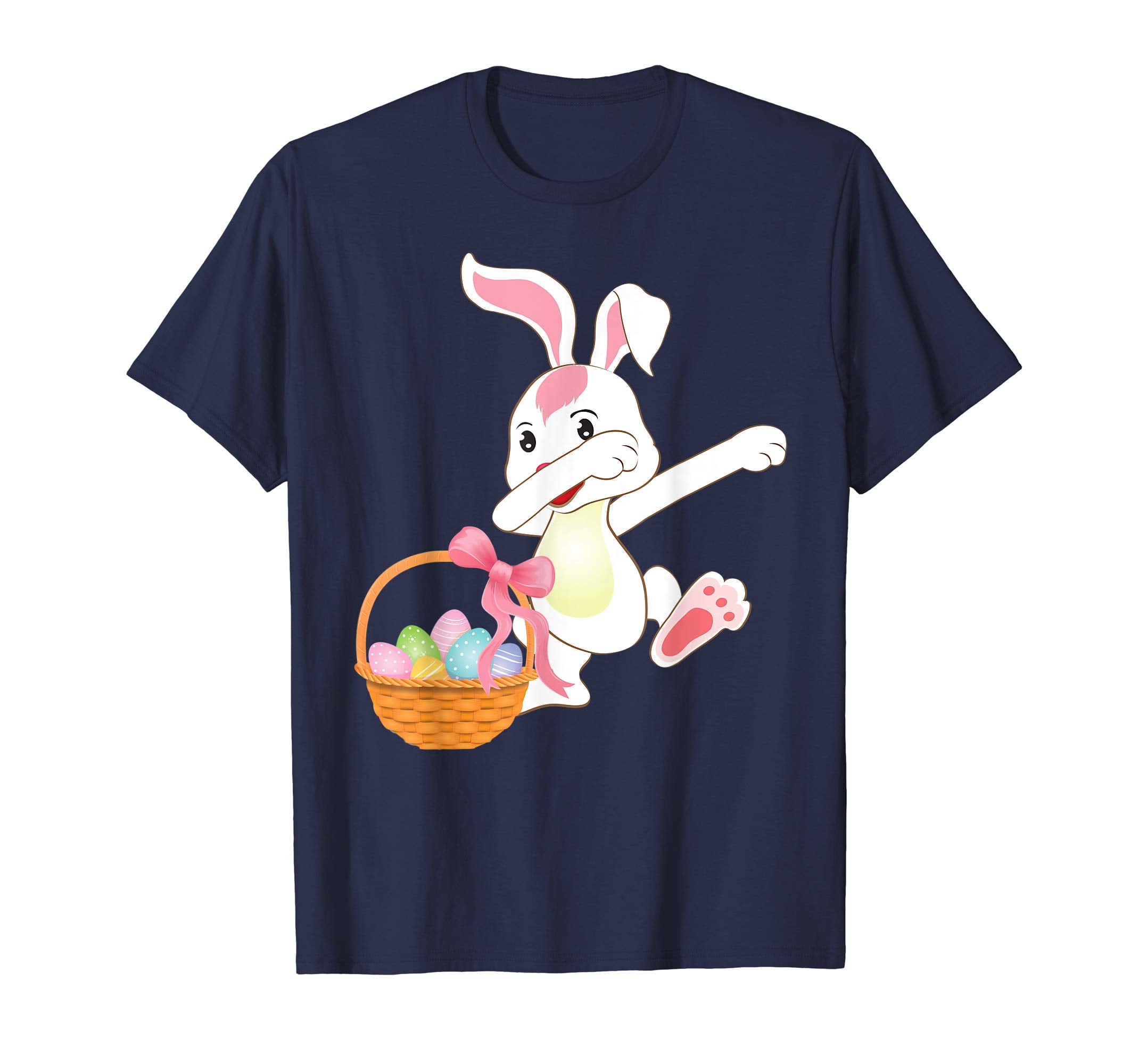 Cute Bunny Dab Dabbing Around The Easter Eggs T-Shirt Lovely