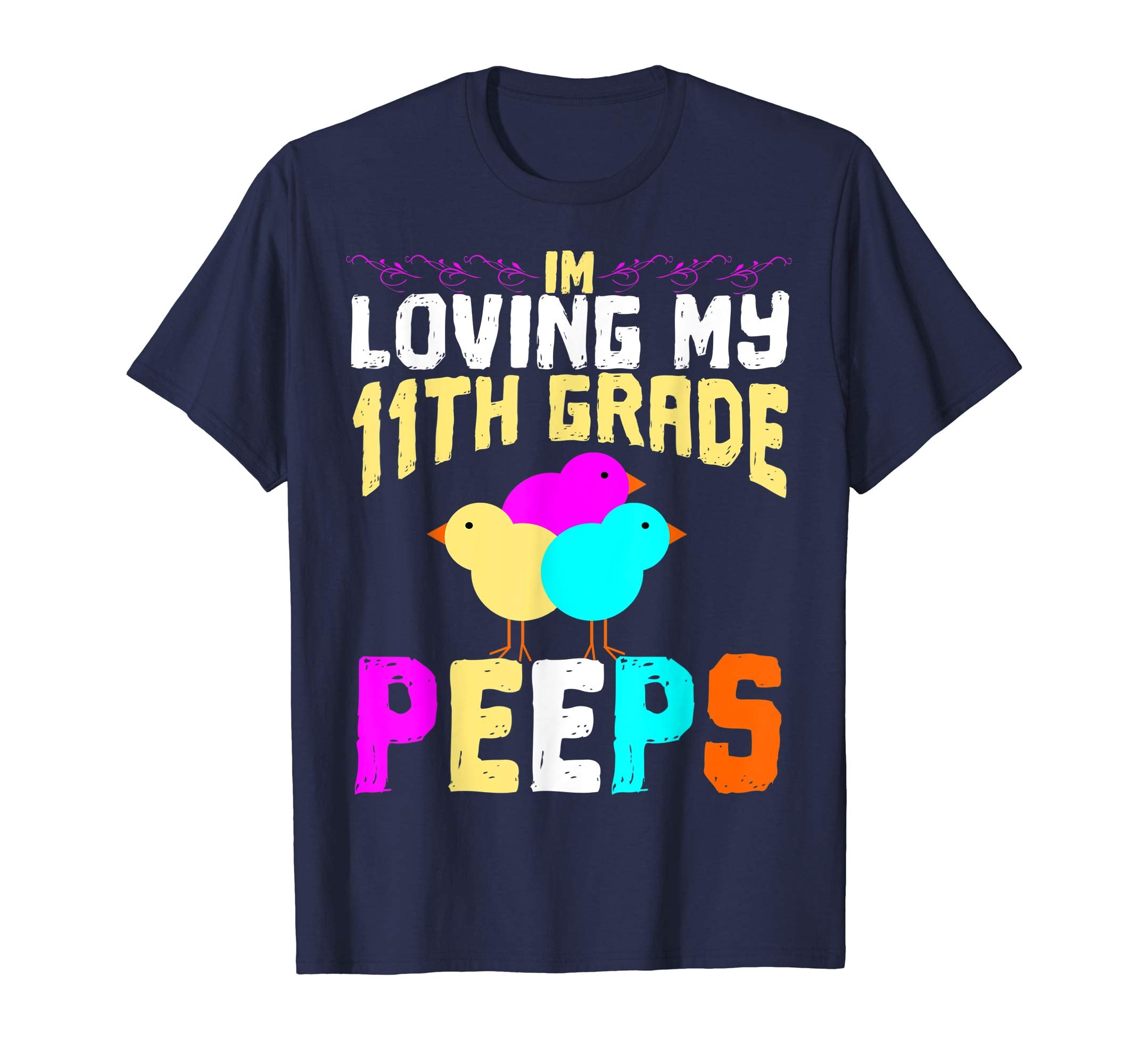 11th Grade Peeps Easter TShirt Teacher Gift