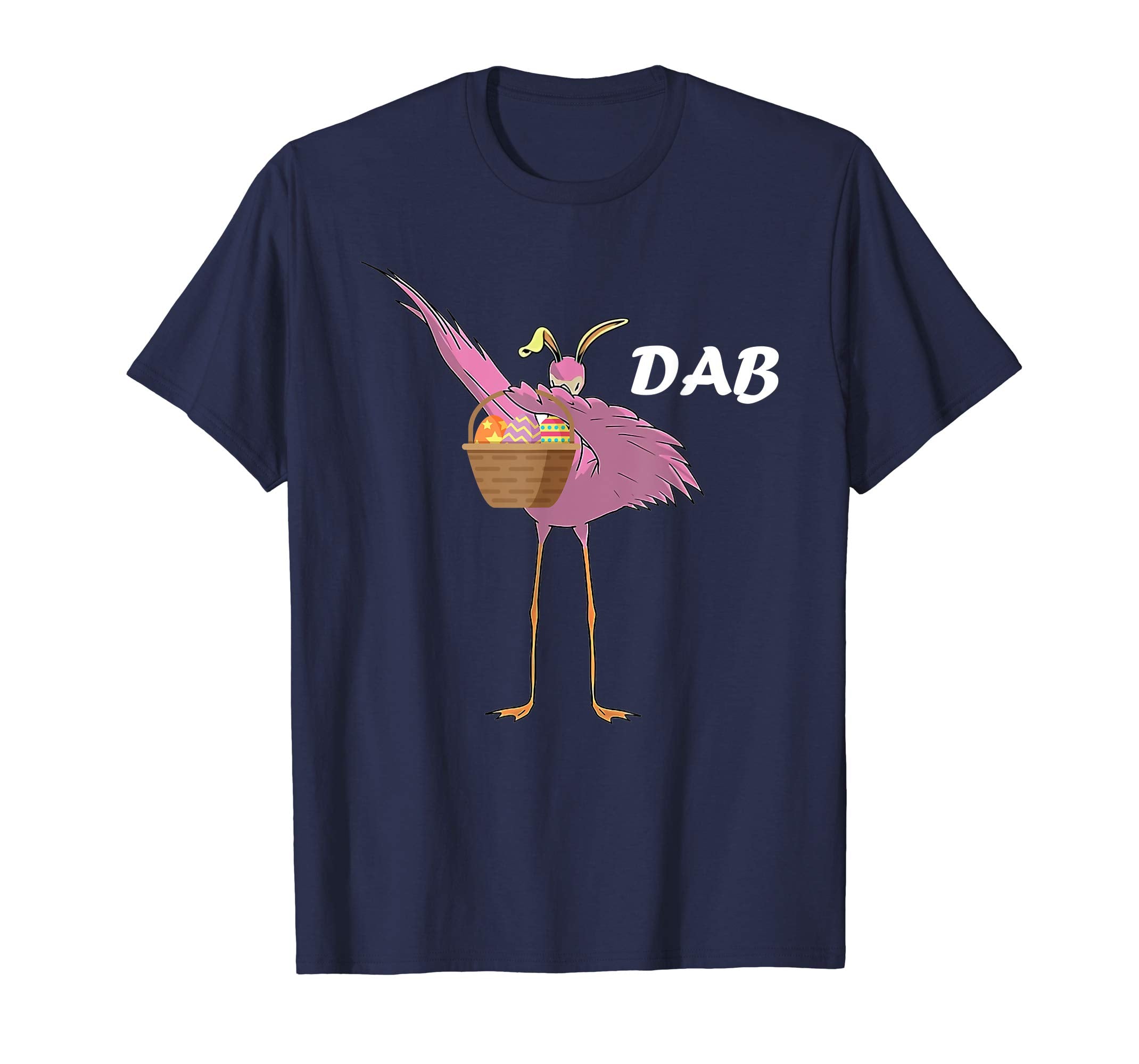 Flamingo dabbing easter egg shirt