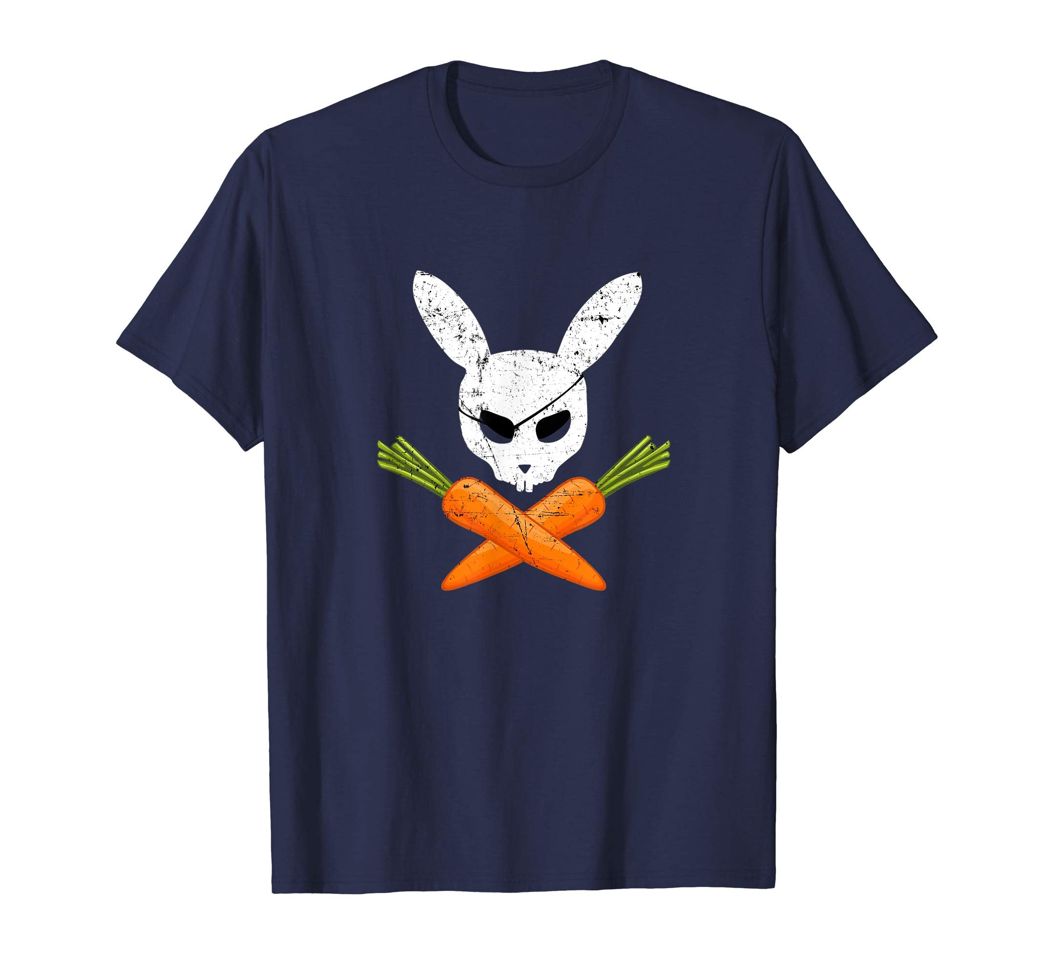 Funny Rabbit Shirt Pirate Easter TShirt for Boy and Girl