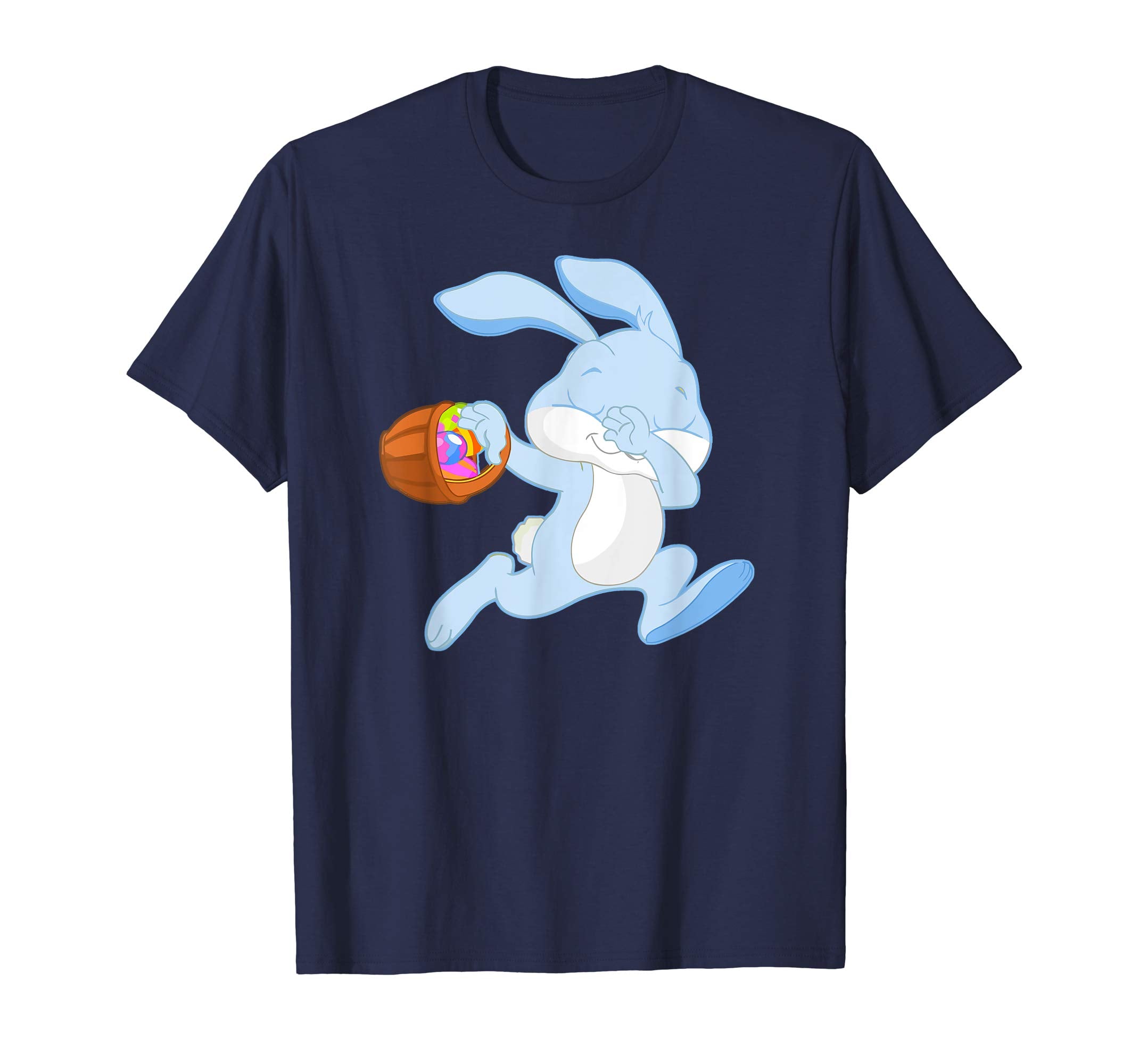 Easter Blue Rabbit Shirt, Cute Running Bunny Tee Gift