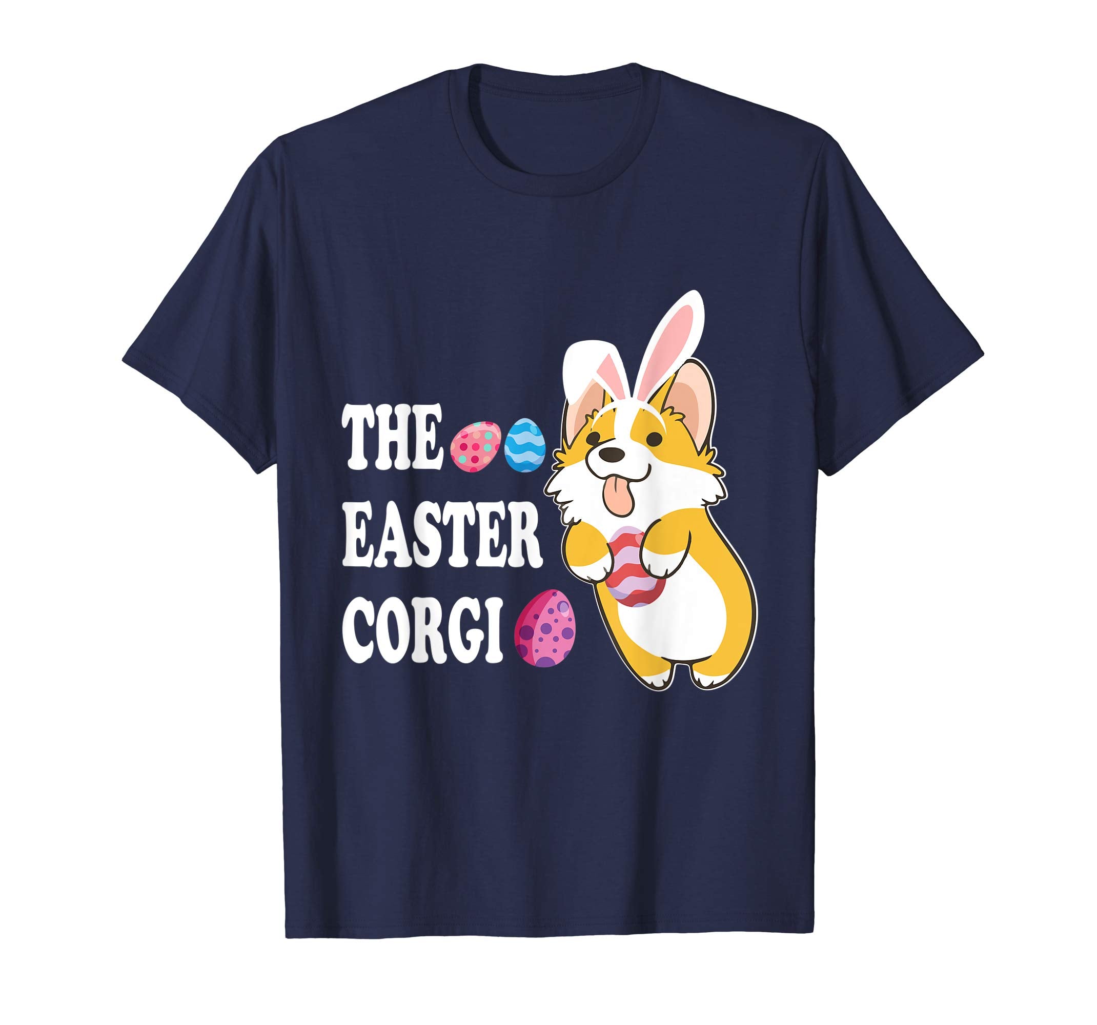 Corgi Bunny Playing Easter Egg Shirt The Easter Corgi Dog