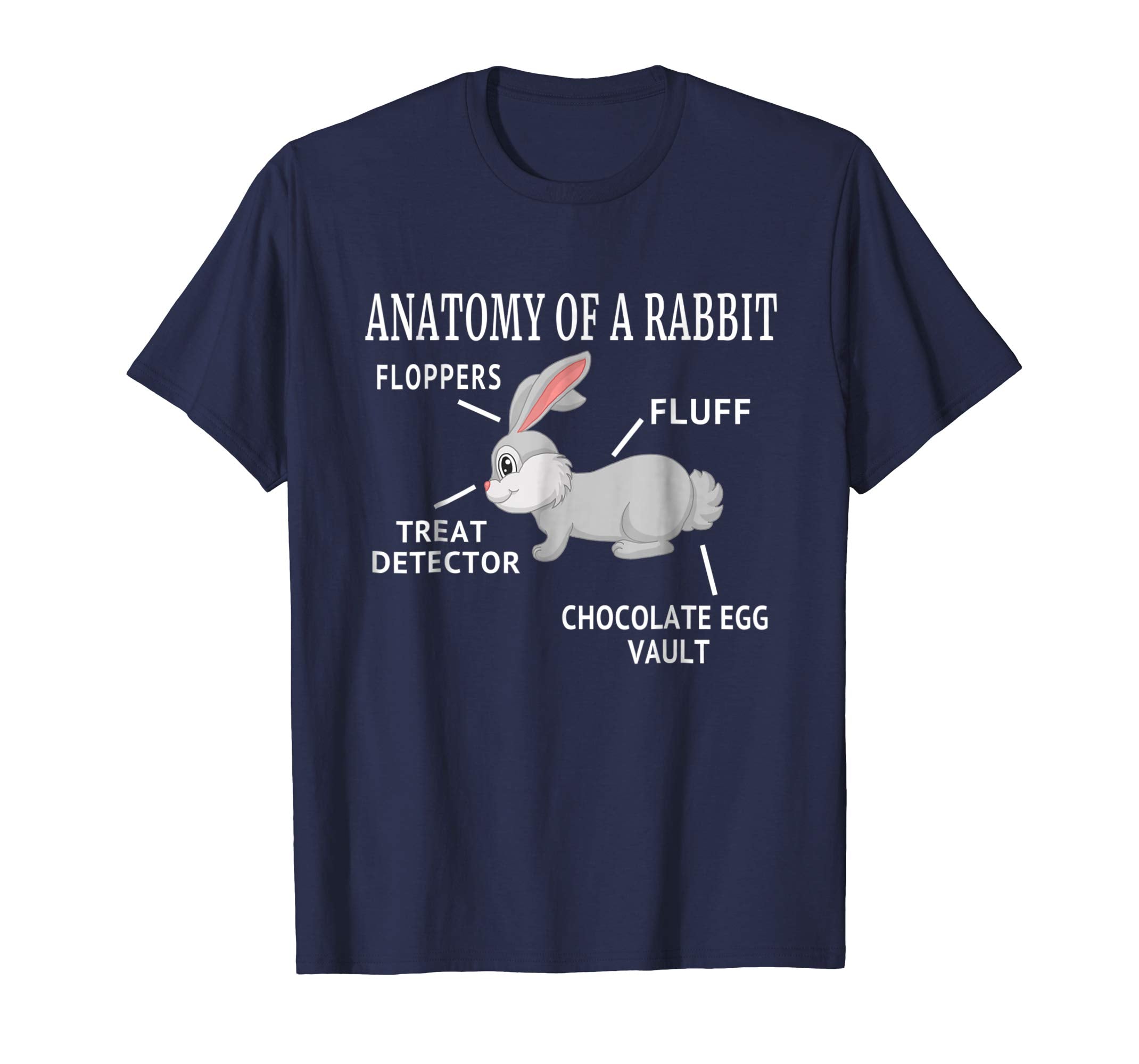 Anatomy of a Rabbit Easter Bunny Shirt Boys Girls Adult