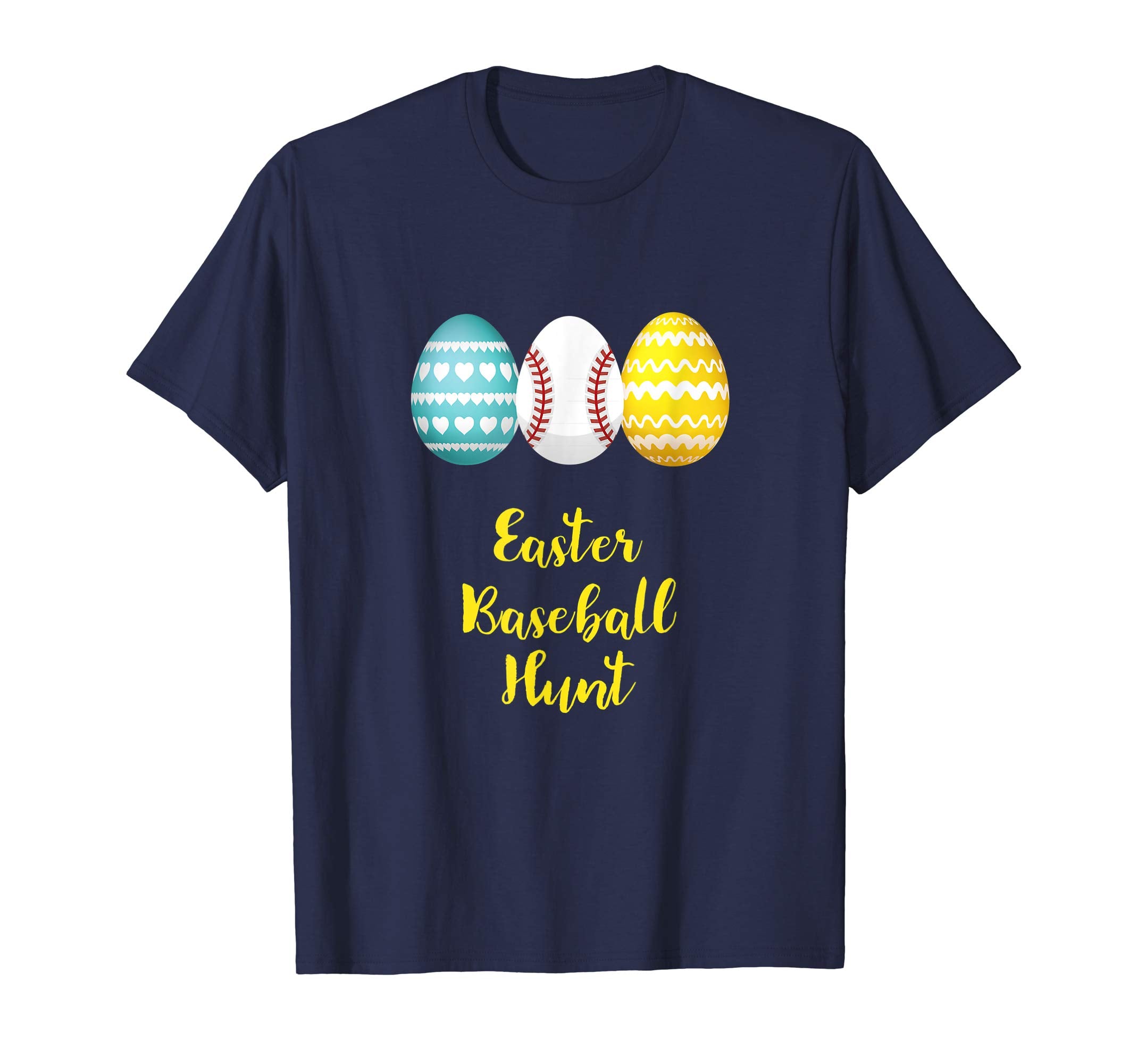 Funny Happy Easter Baseball Hunt T Shirt