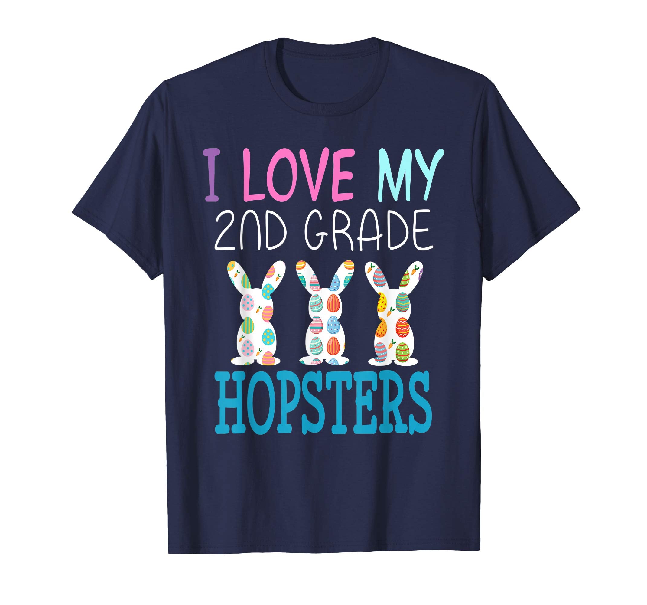 Easter 2nd Grade Teacher Shirt Gift Easter T-Shirt Women