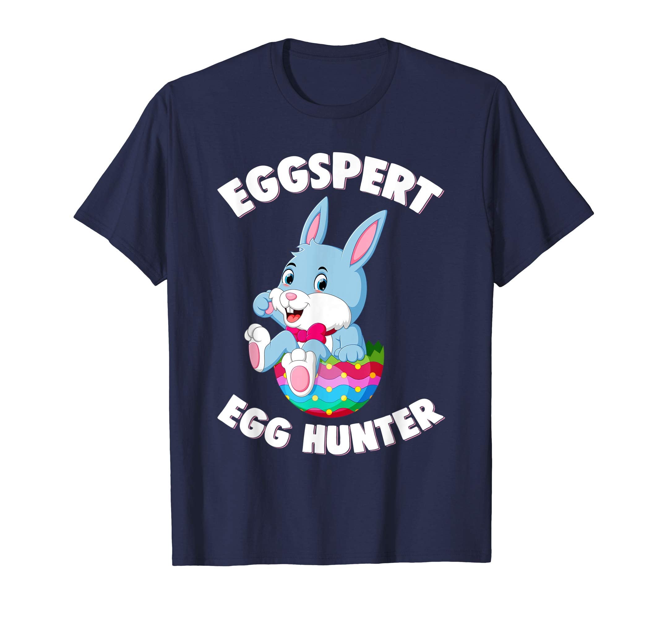 Eggspert Egg Hunter Happy Easter Kids Boys Girls T Shirt
