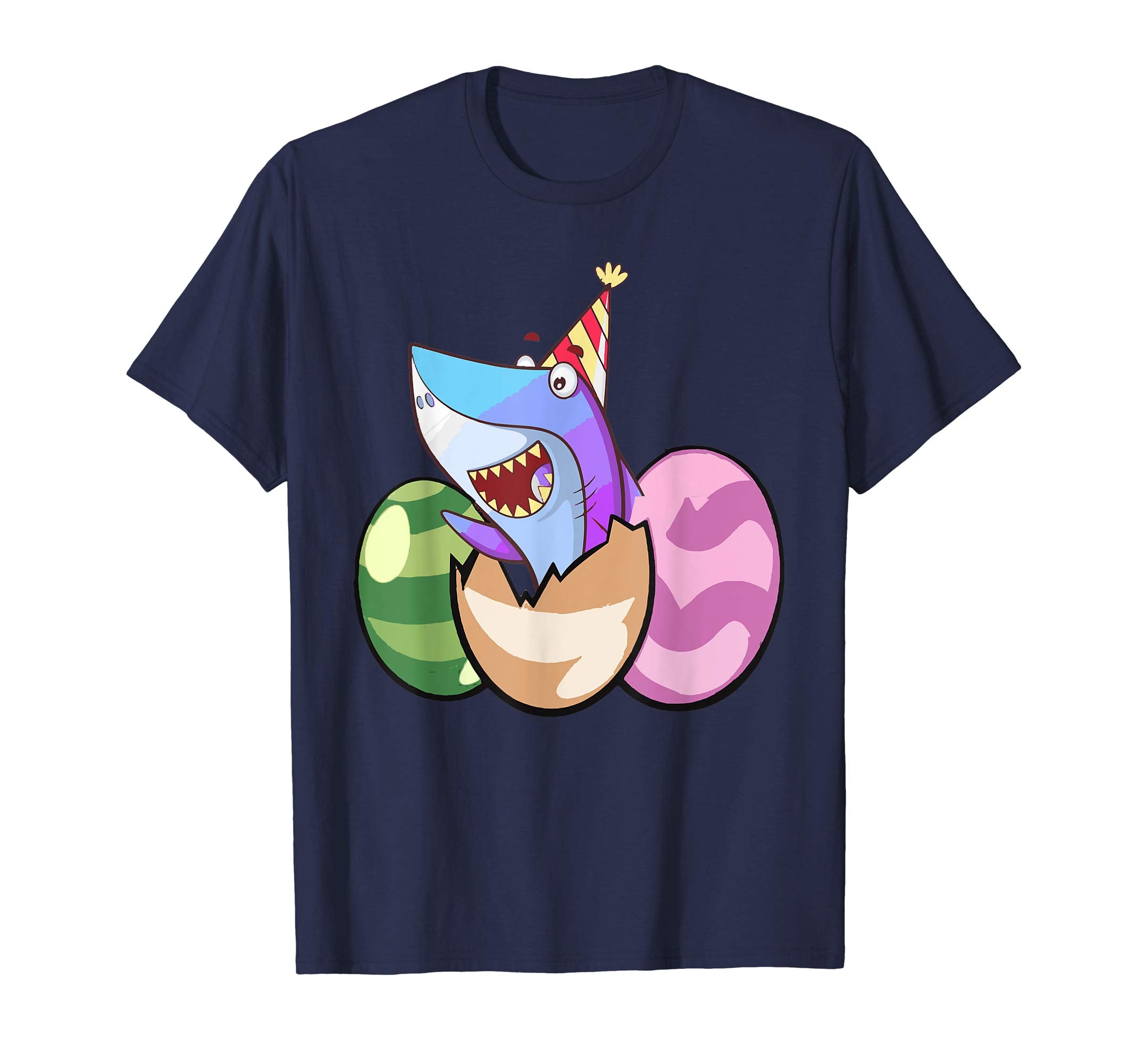 Cute Shark in Easter Eggs Funny Easter Day Tshirt Gifts
