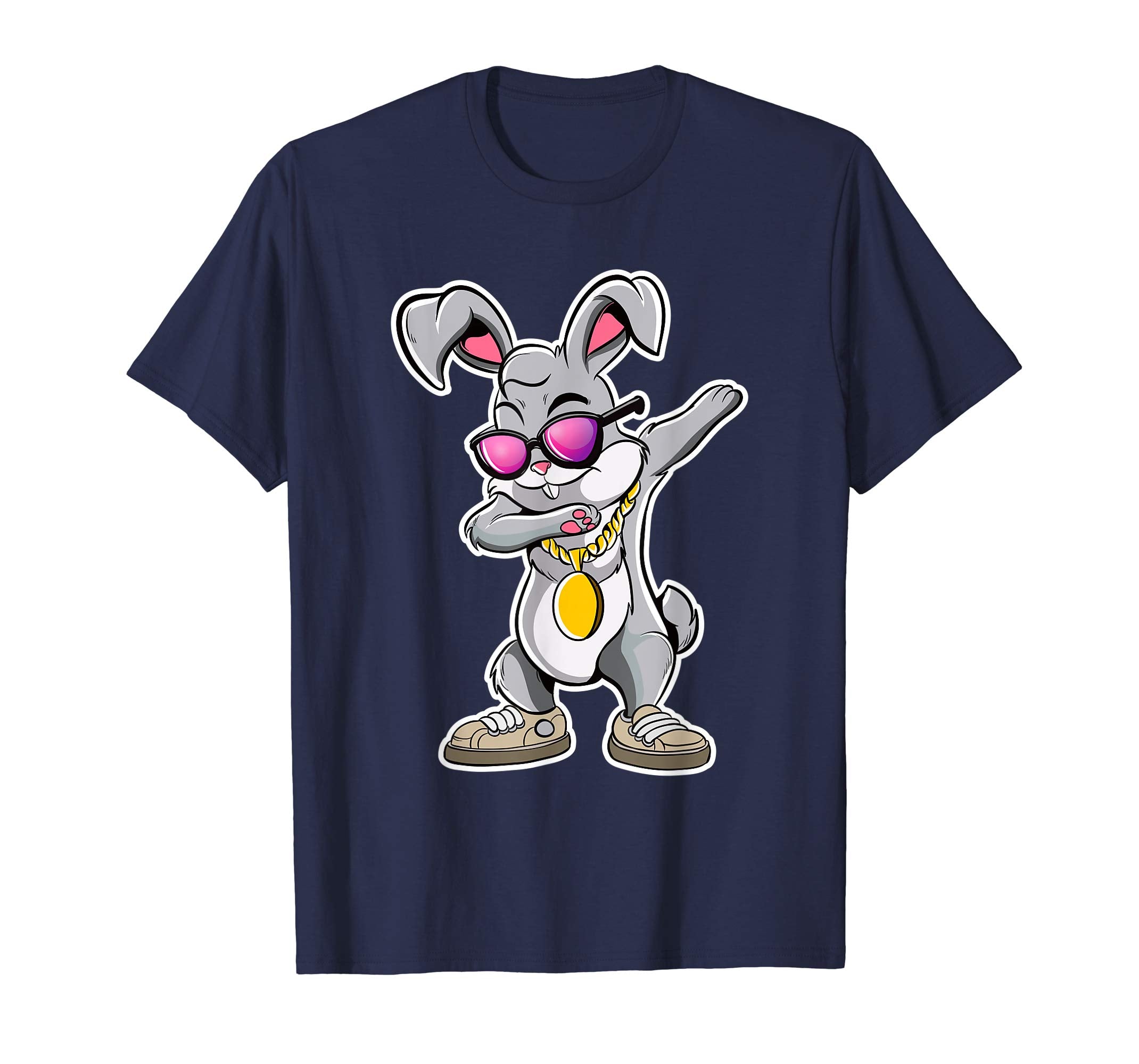 Dabbing Hip Hop Bunny Easter Drawing T Shirt