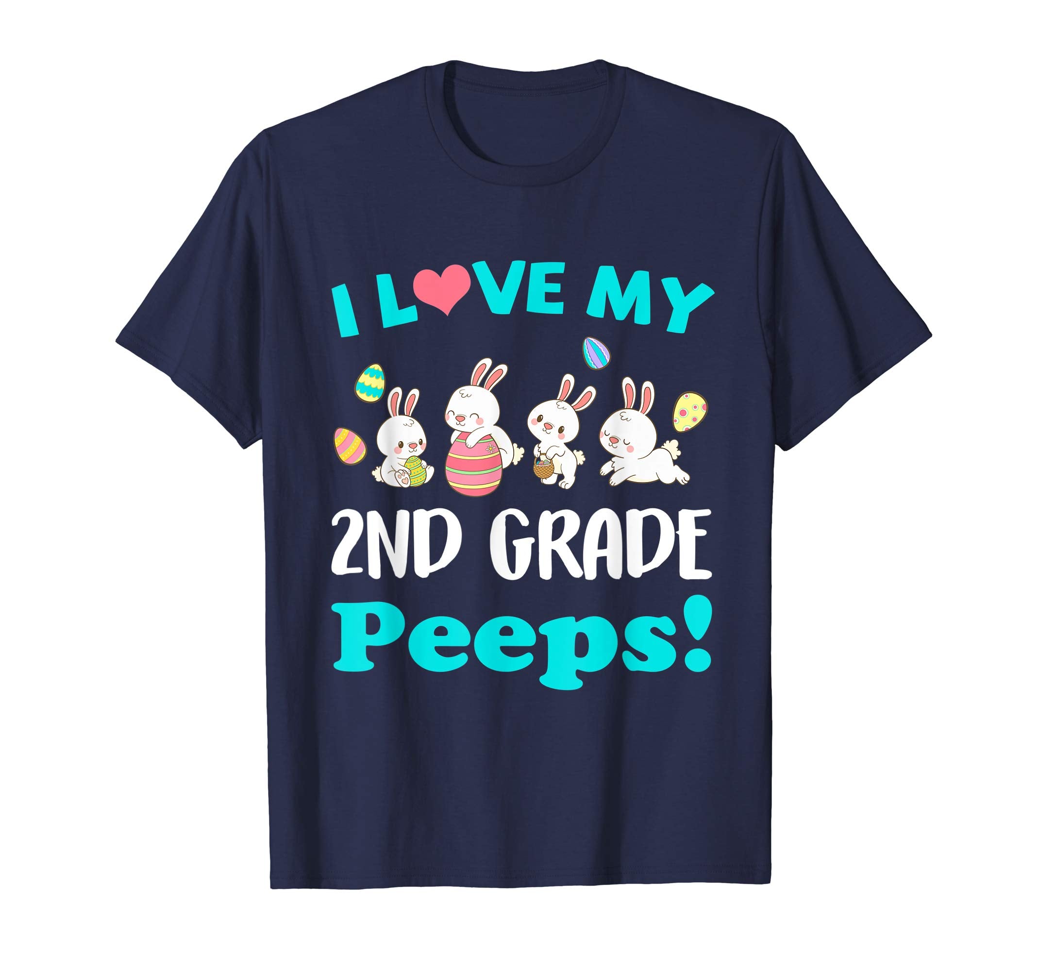 I Love My 2nd Grade Peeps Easter Day T-Shirt