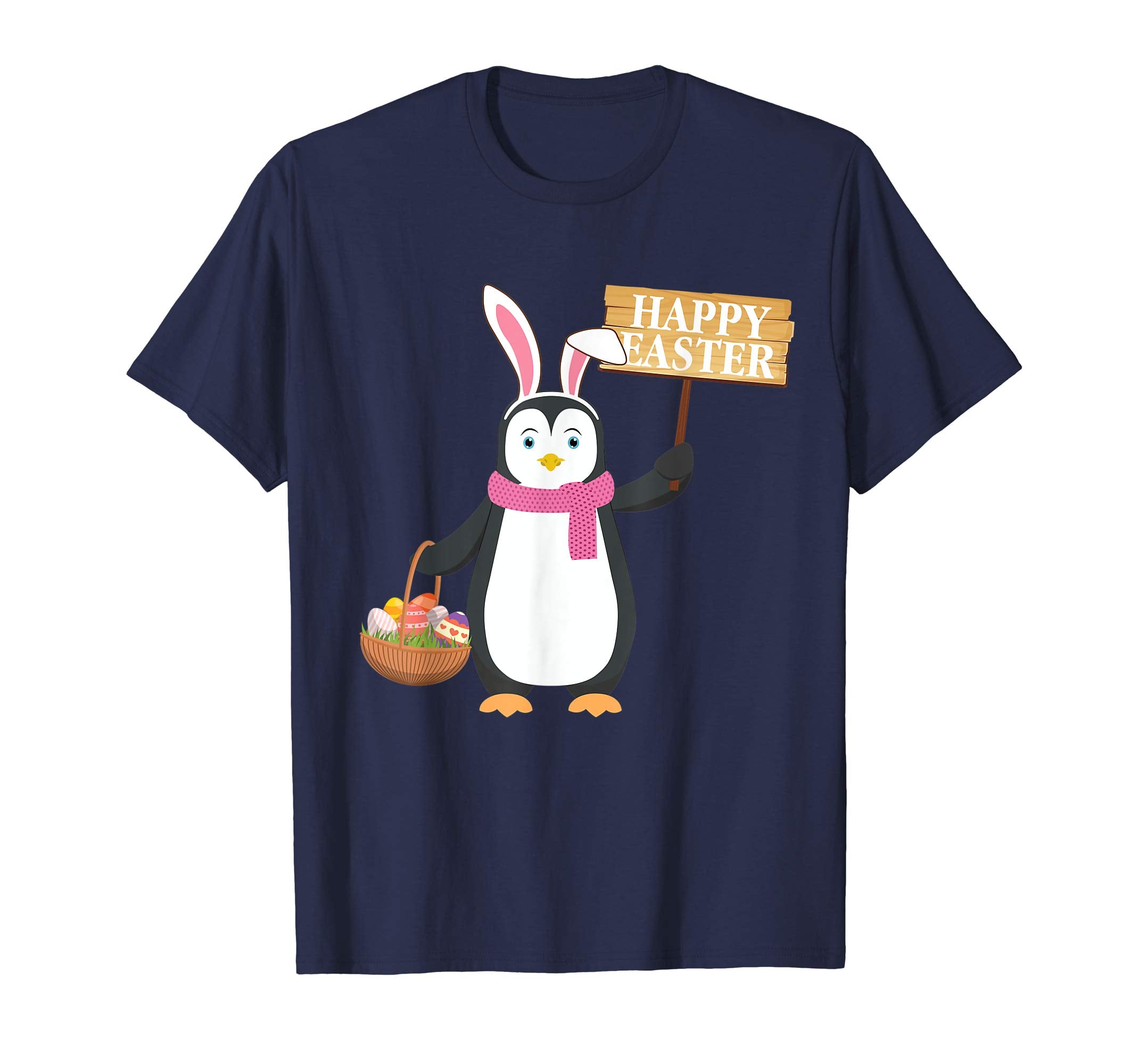 Easter Bunny Penguin Happy Easter T-Shirt Egg Hunting Lovely