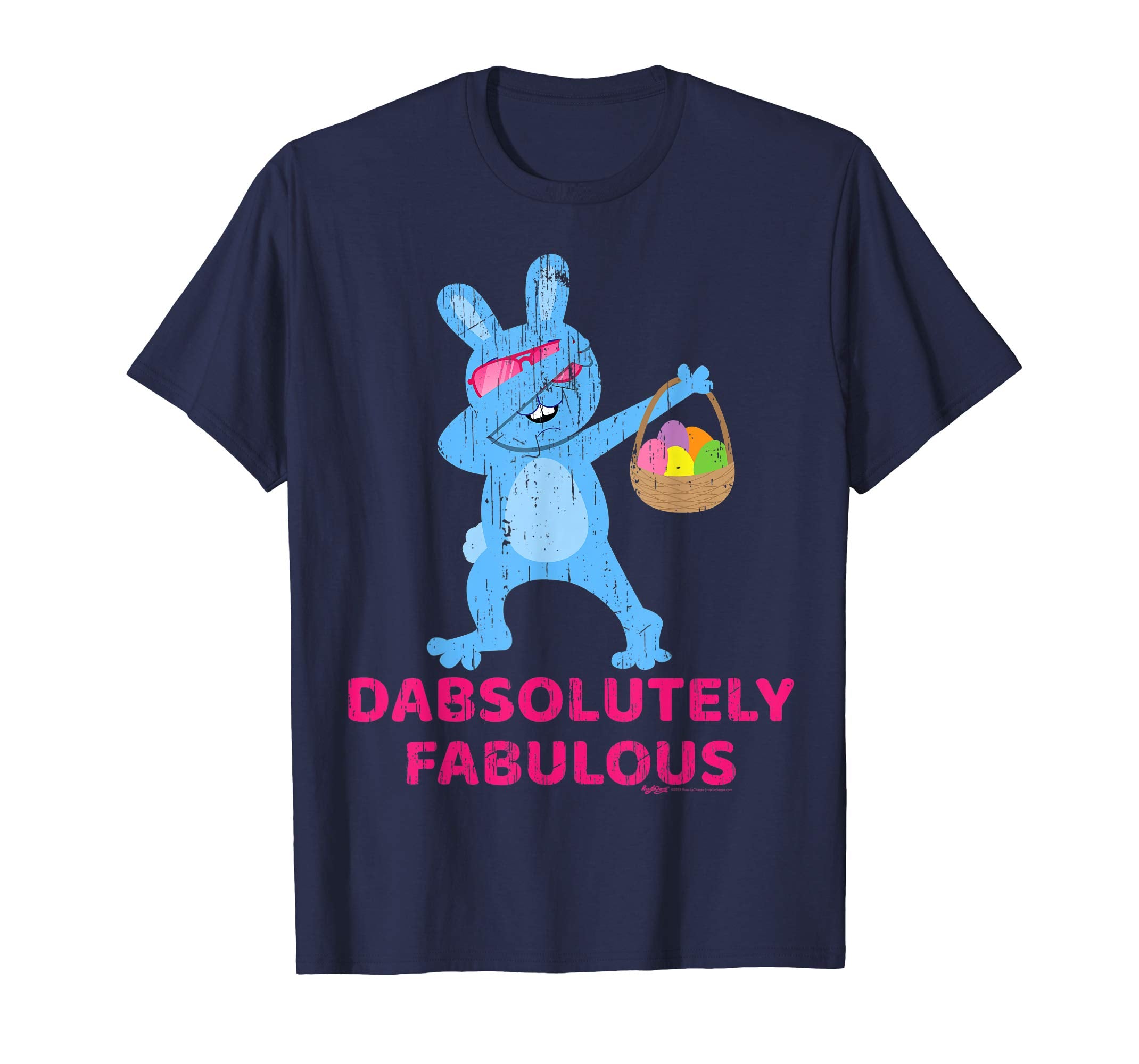 Vintage Dabsolutely Fabulous Easter Bunny Dab Dance T Shirt