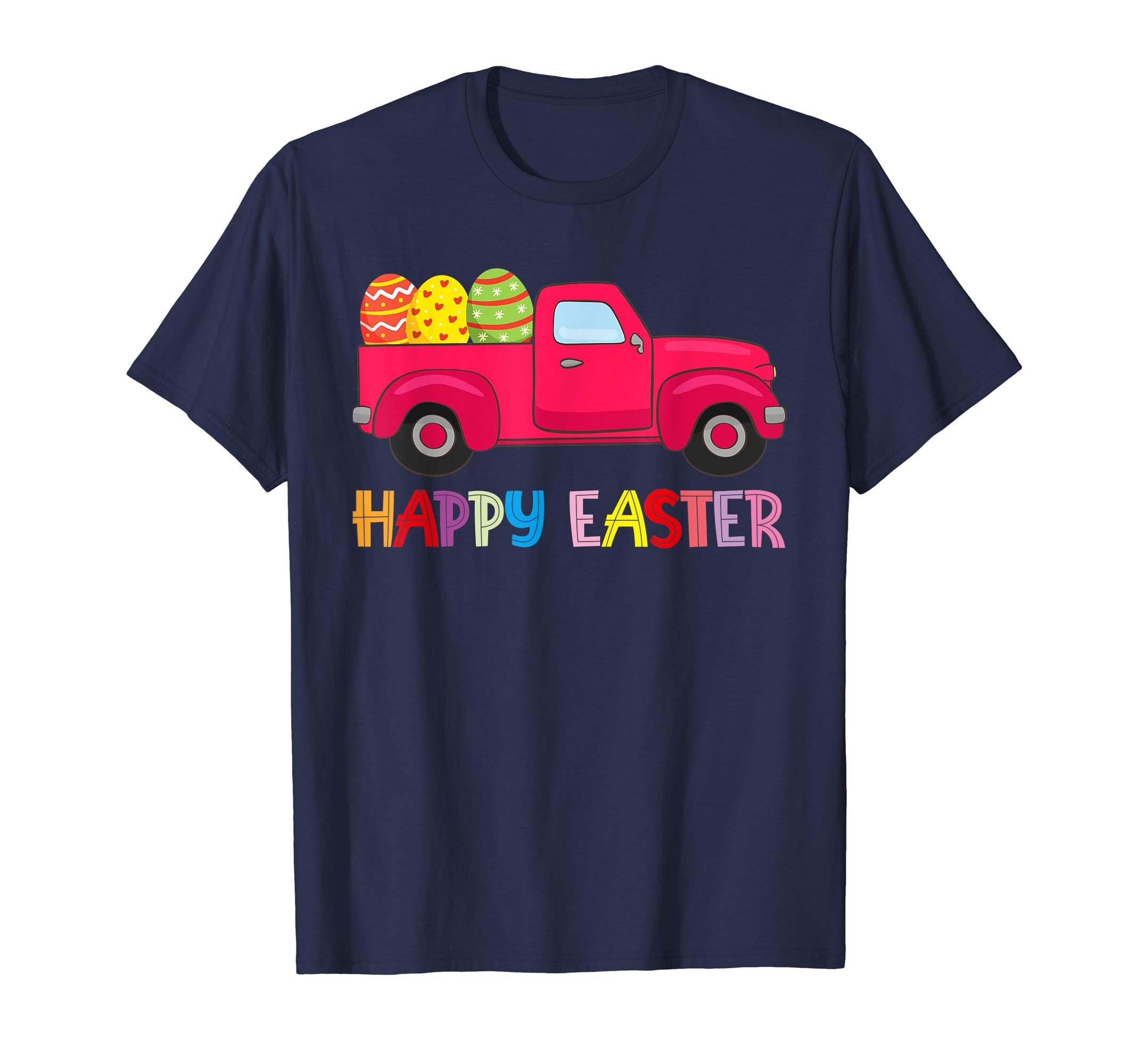 Happy Easter Truck Egg Hunt Is On Kids Boys Girls Shirt Gift