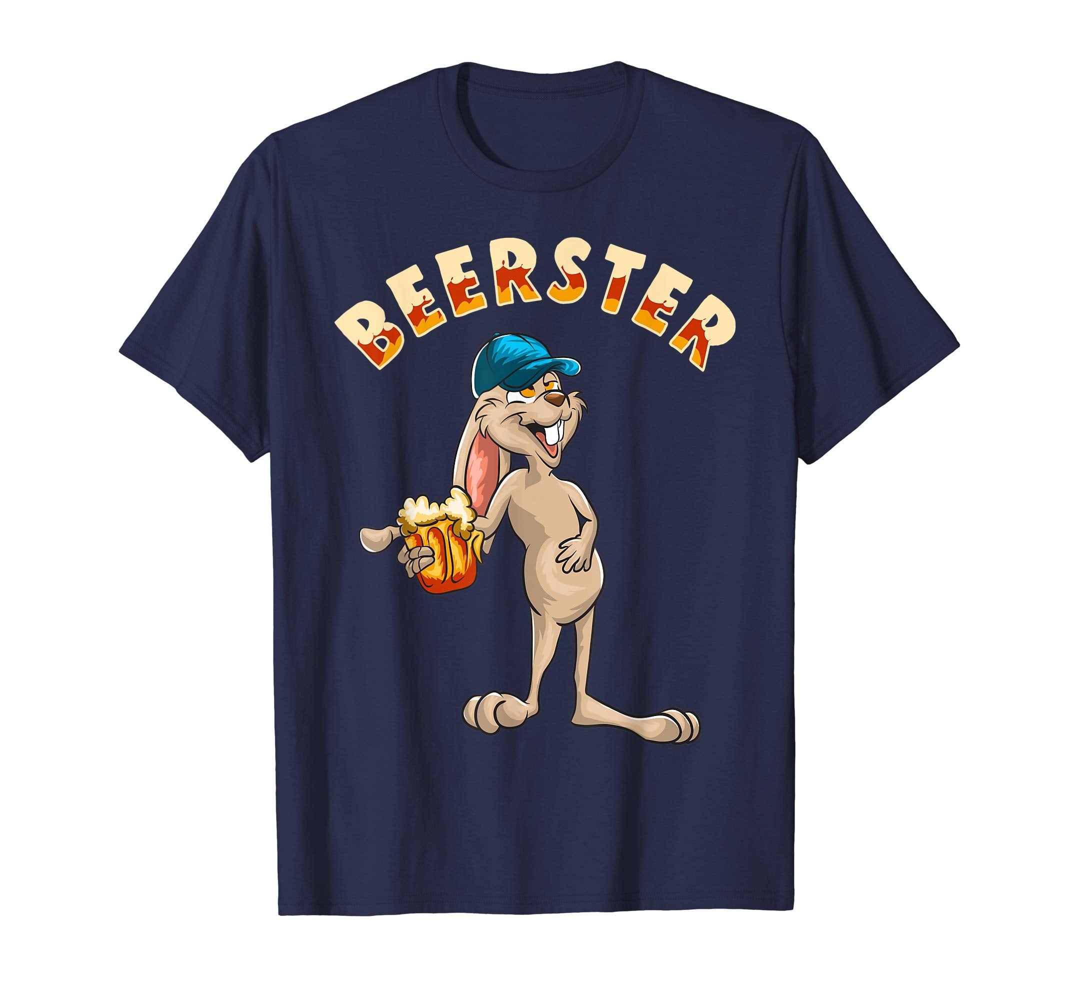 Beerster Drunk Bunny Shirt - Funny Easter Bunny Tee Gift