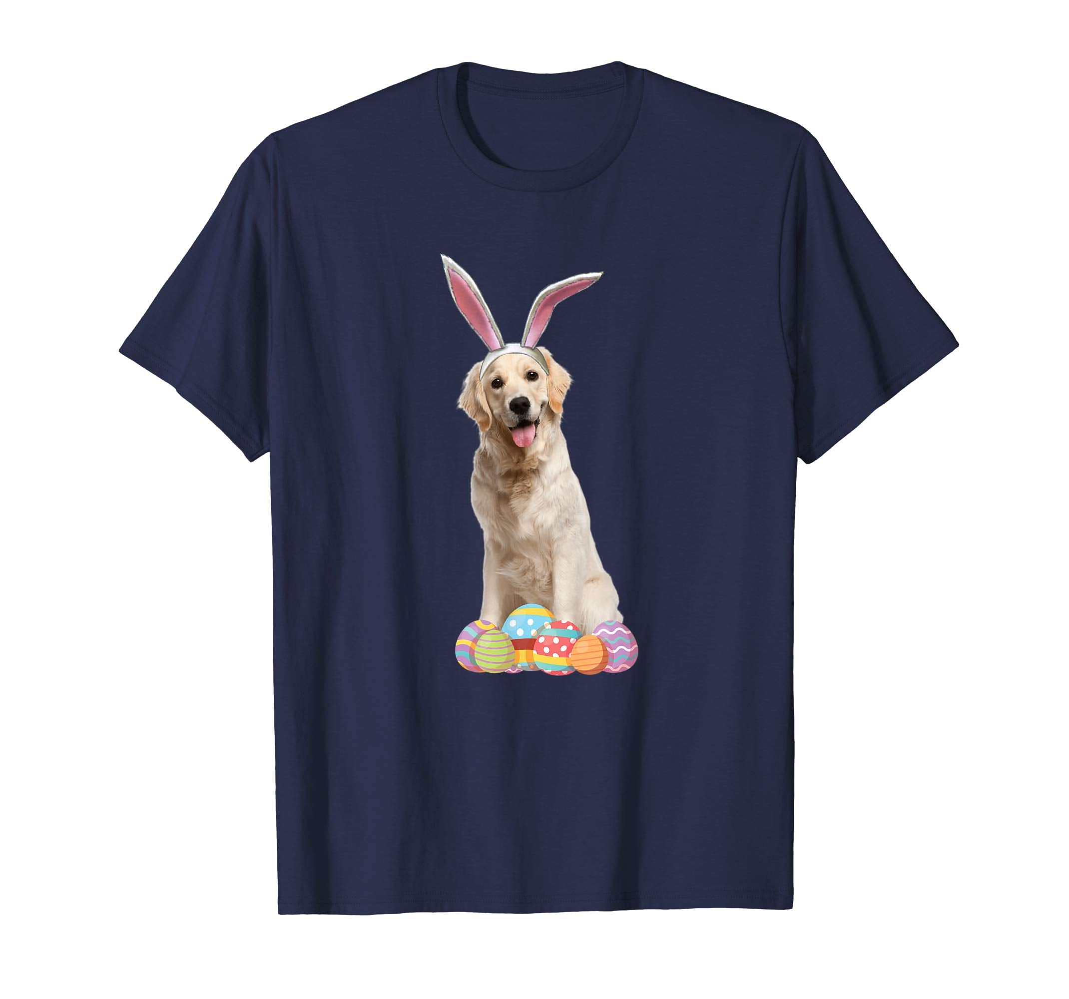 Easter Shirt Golden Retriever Funny Bunny Ears &amp; Eggs Gift