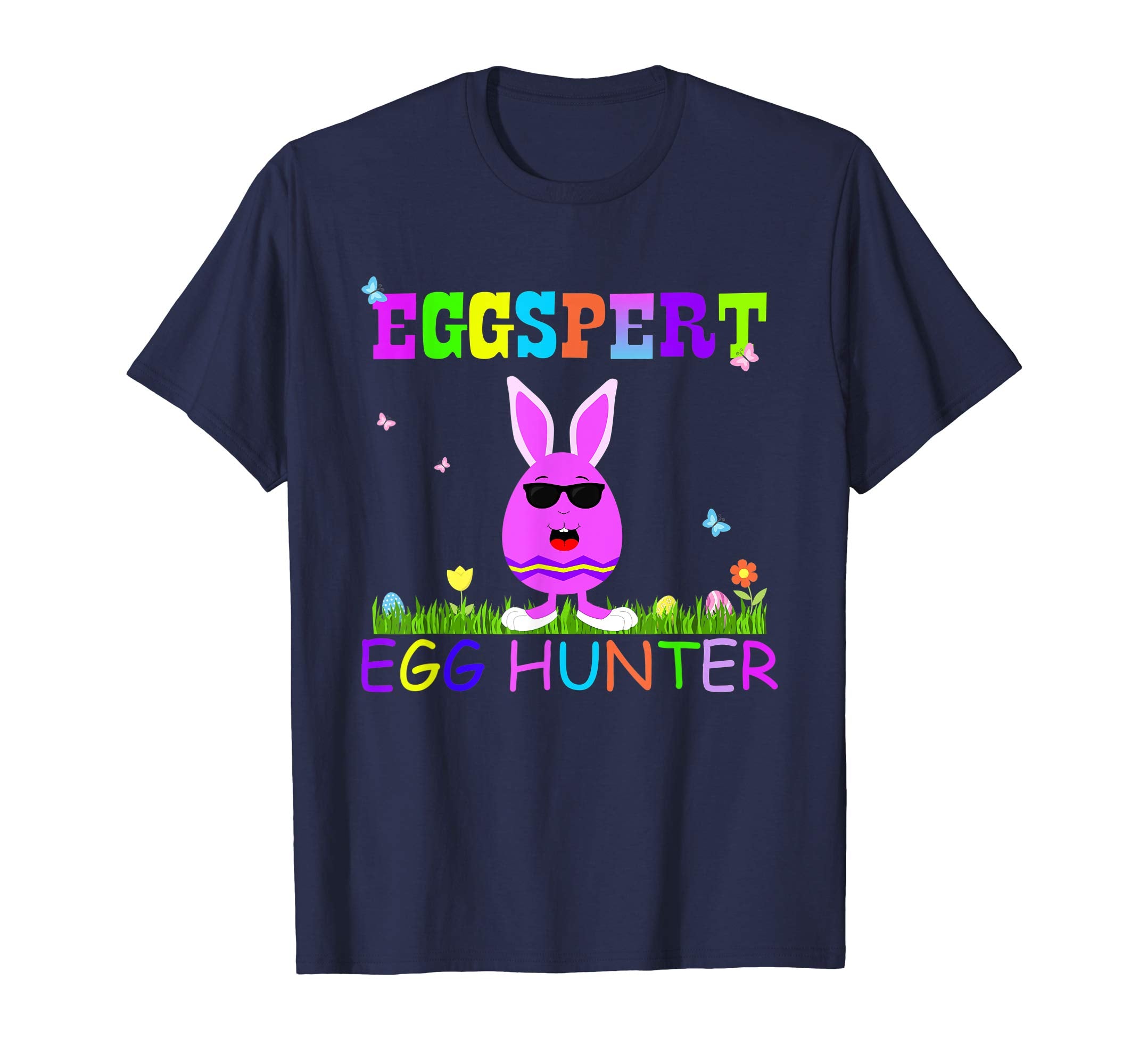 Easter Egg Hunt Eggspert Tshirt Kids Boys Girls Gift
