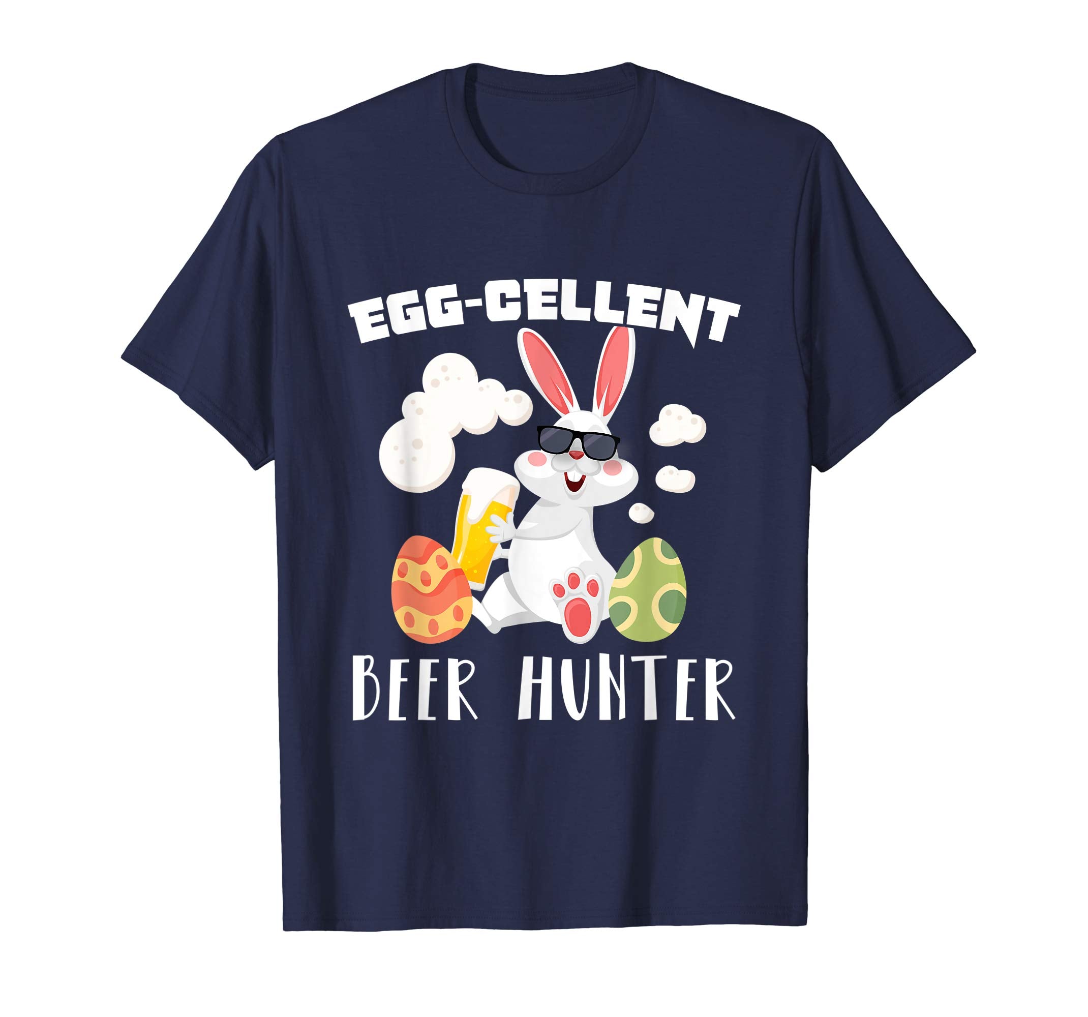 Egg-Cellent Beer Hunter Shirt Easter Bunny T-Shirt Gifts