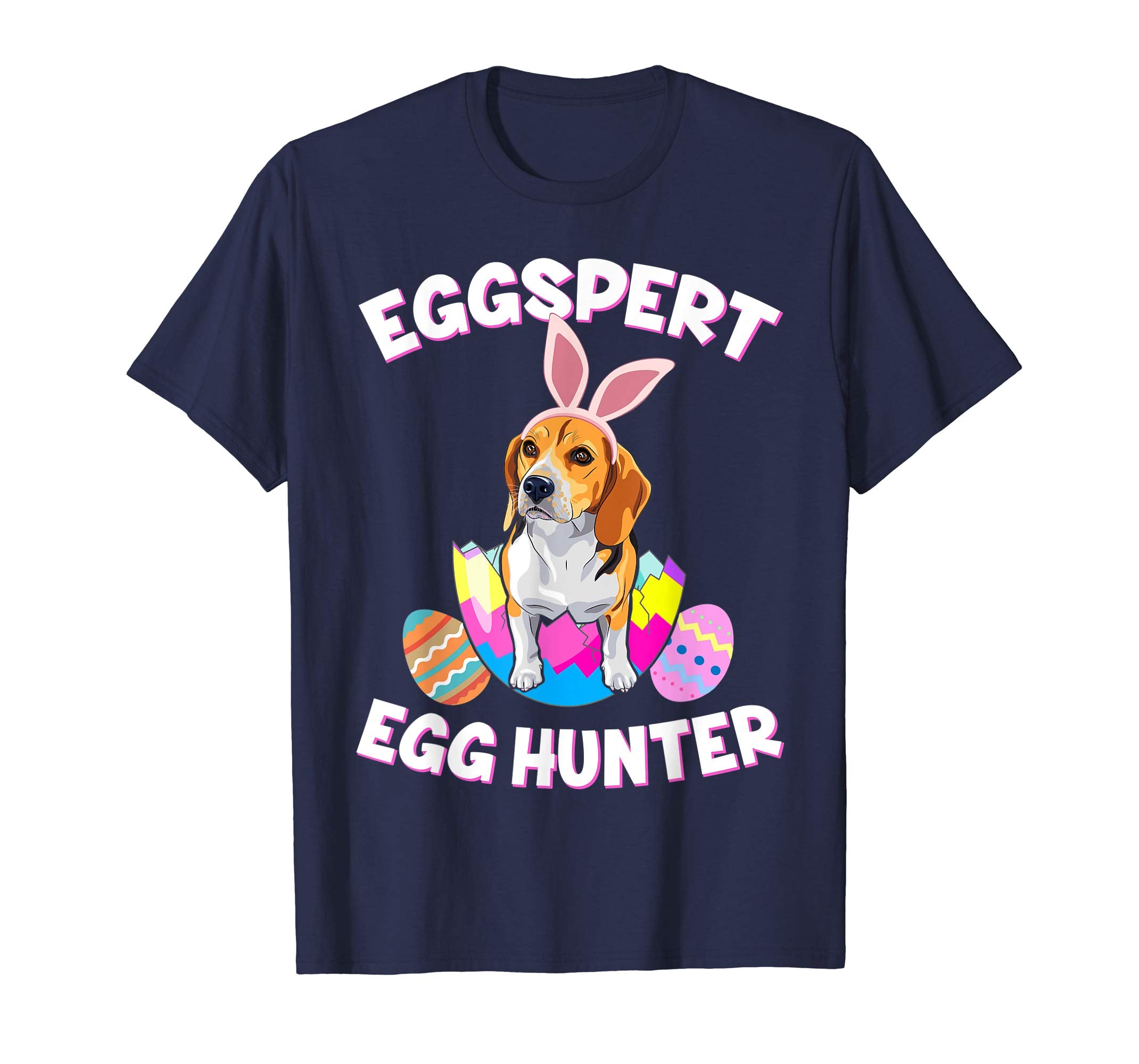 Eggspert Egg Hunter Easter Funny Beagle T Shirt