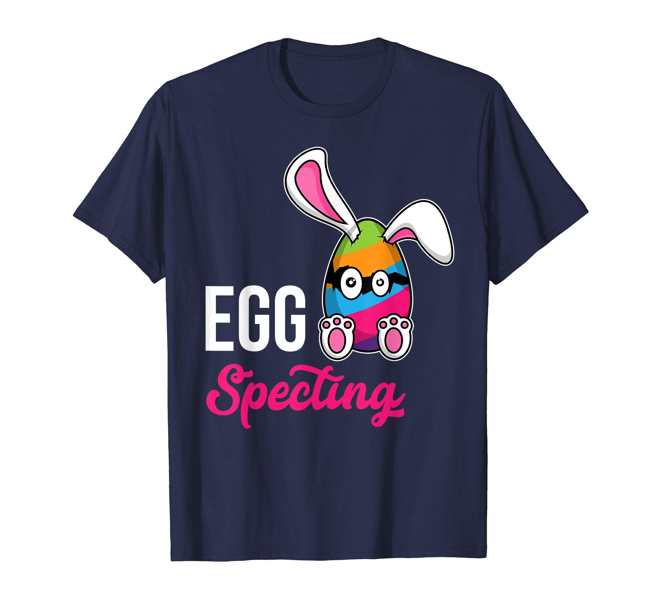 Cute Easter Bunny Gift Shirt Eggspecting Expecting Tee