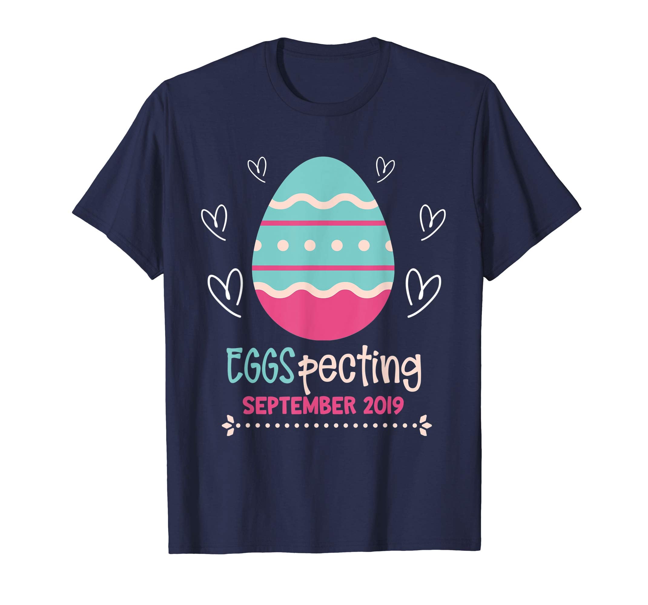 Easter Pregnancy Announcement T Shirt Eggspecting Sept 2019