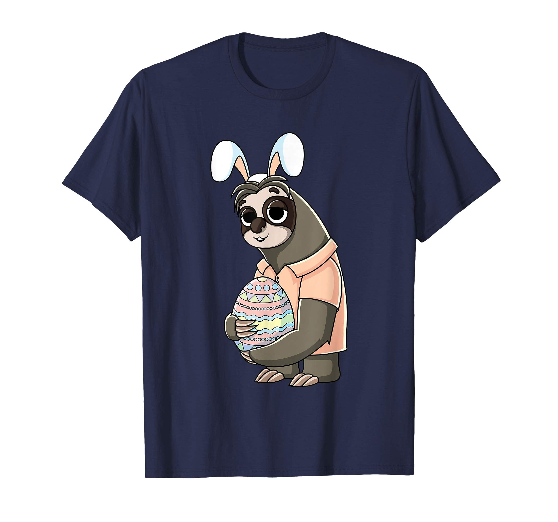 Easter Sloth Shirt Sloth Easter Bunny Gift Sloth Easter Eggs