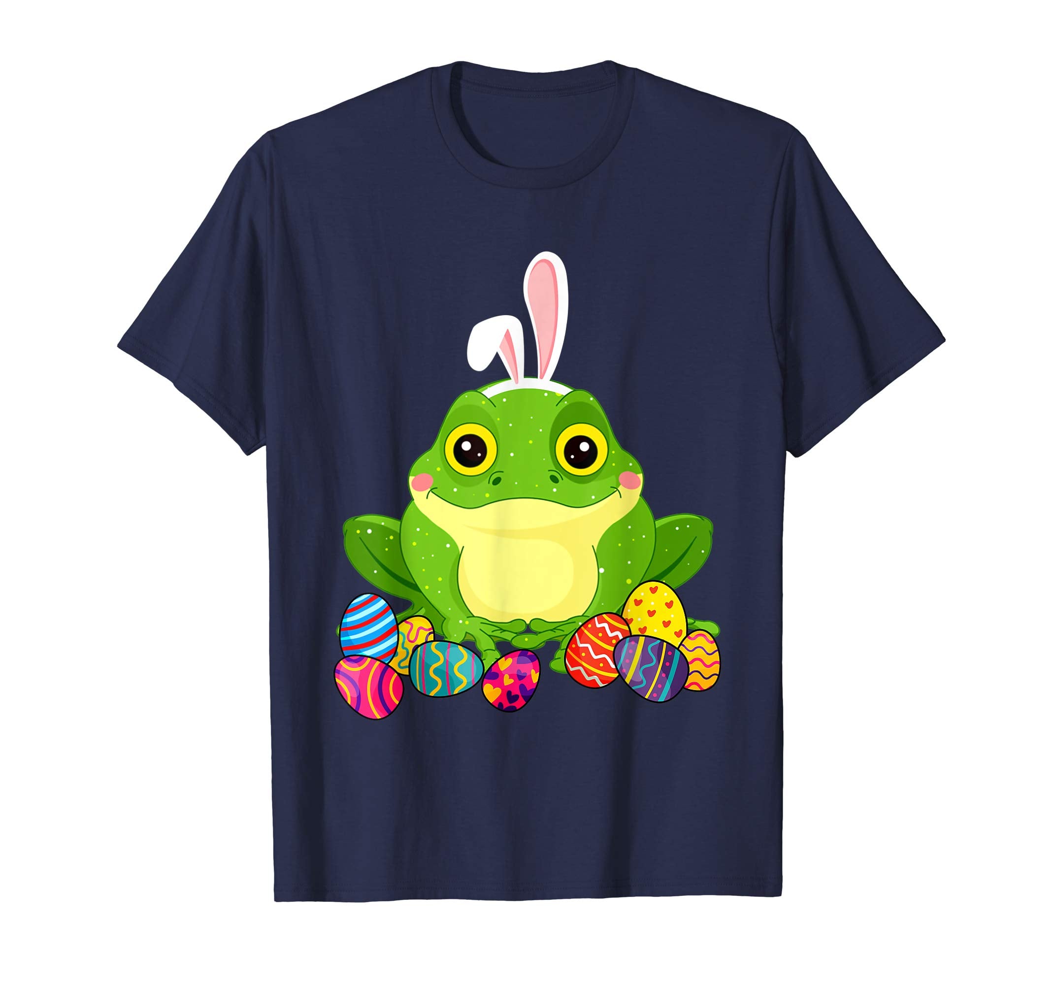 Frog Bunny Ear With Egg Easter Easter Day Shirt