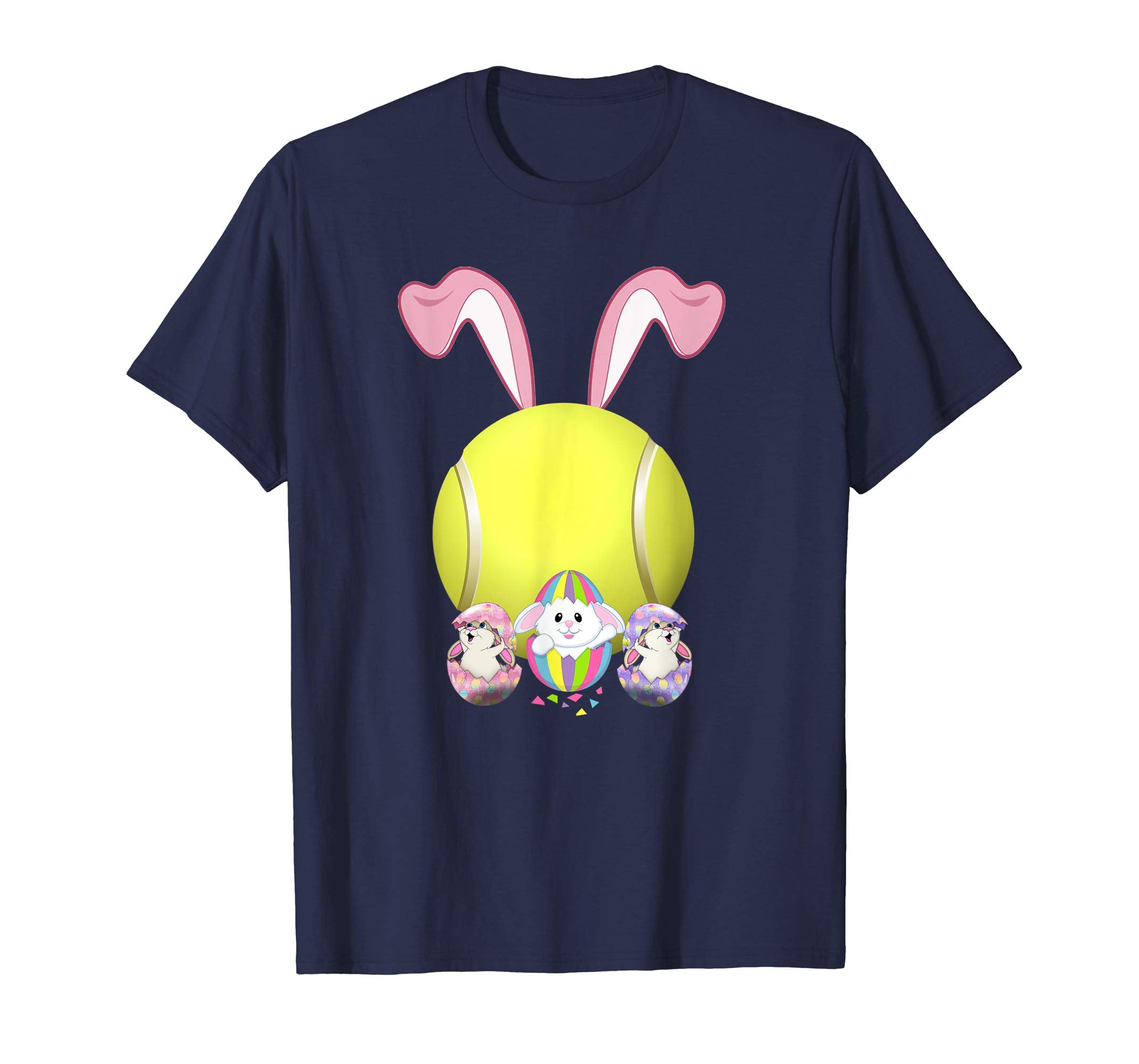 Tennis Easter Bunny Egg T-Shirt Funny For Men Women