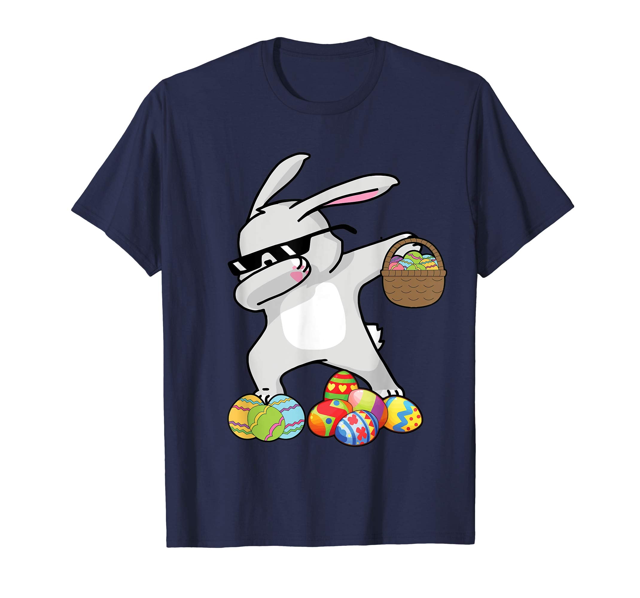Dabbing Bunny Easter Shirt - Easter Day Gifts Adults Kids