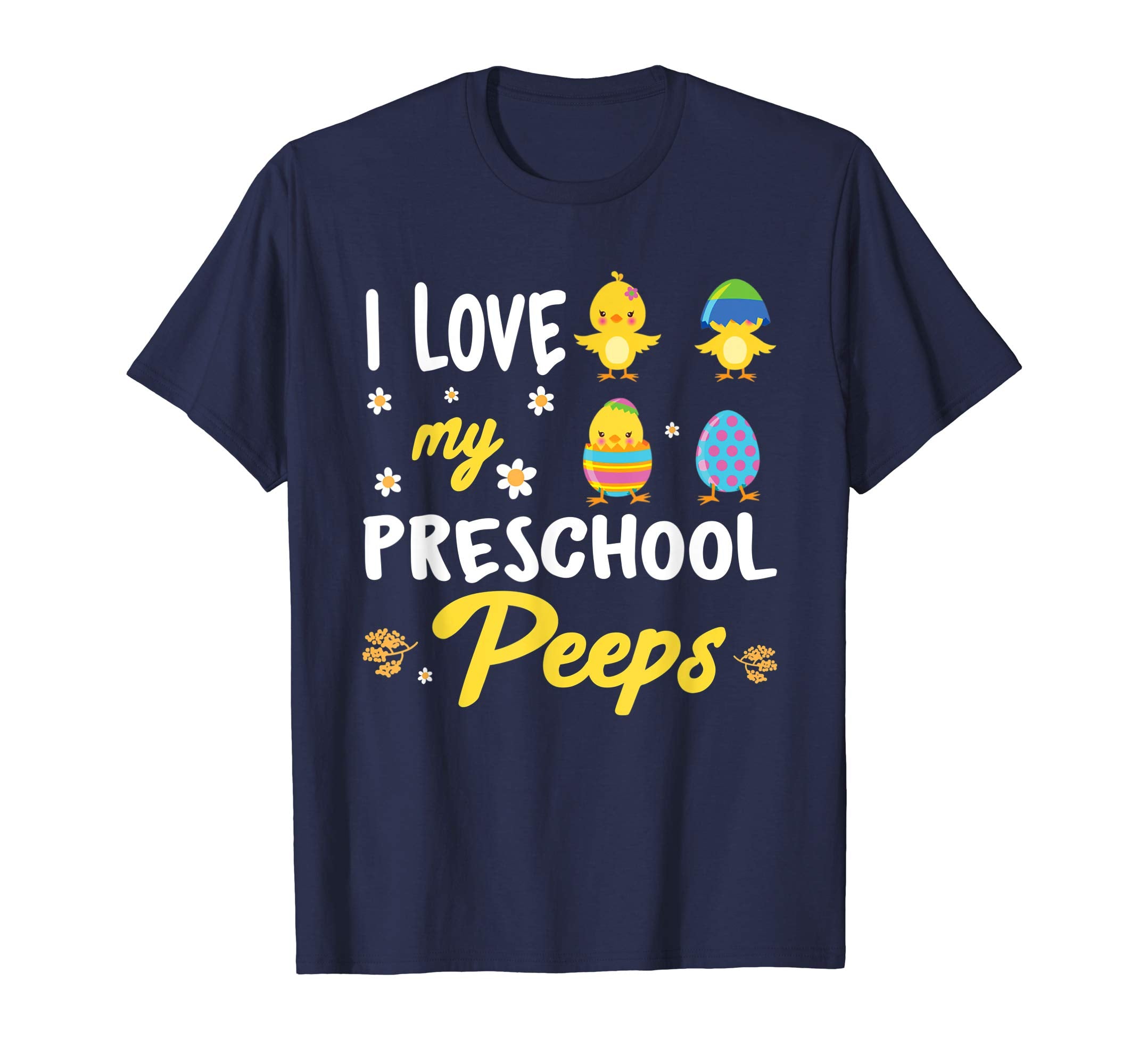 I Love My Preschool Peeps Easter Day T-Shirt