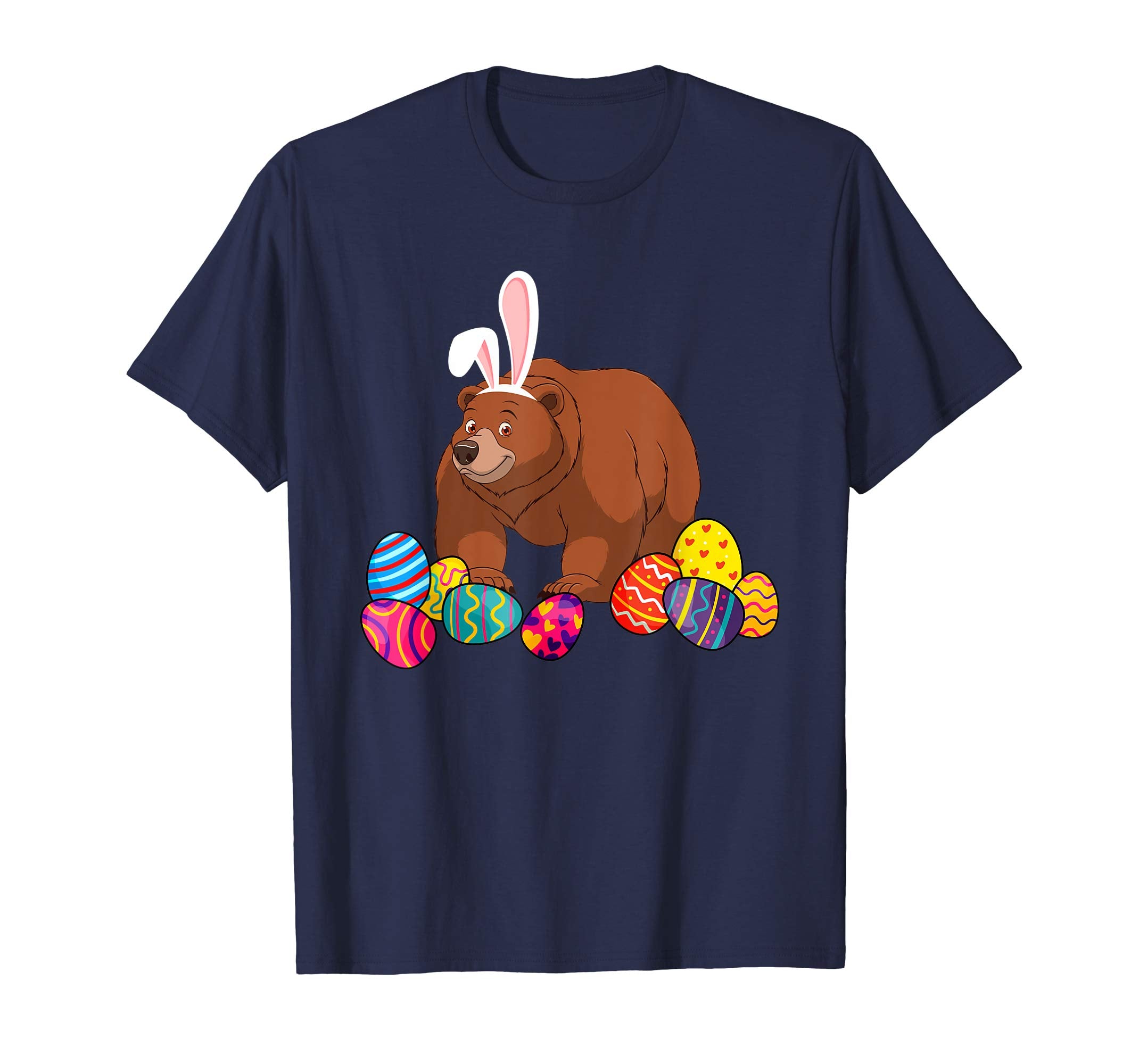 Bear Bunny Ear With Egg Easter Easter Day Shirt