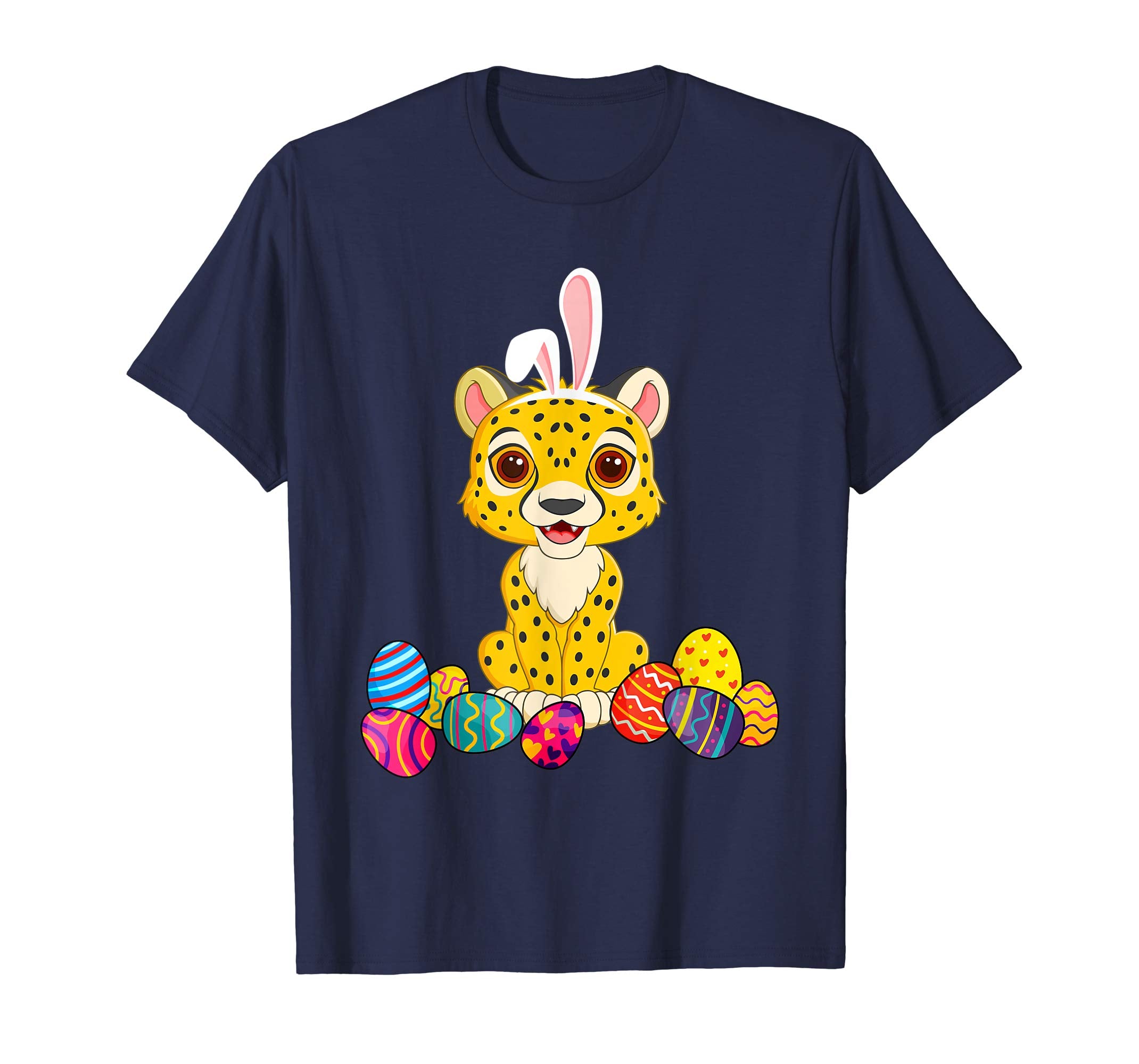 Cheetah Bunny Ear With Egg Easter Easter Day Shirt