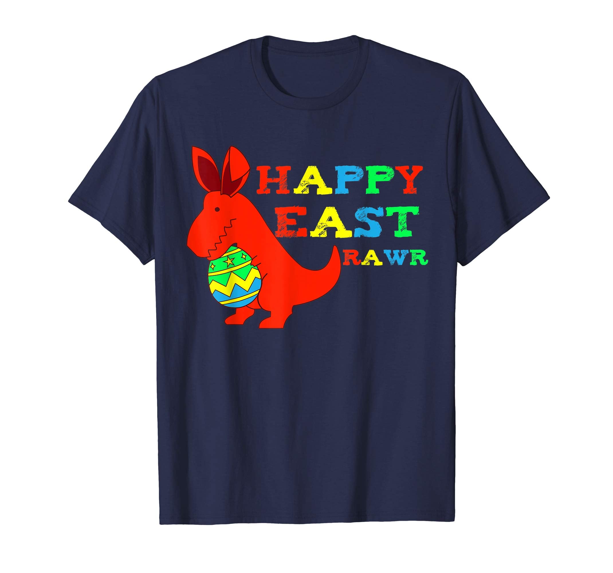 Happy Eastrawr T Rex Dinosaur Easter Bunny Egg Shirt