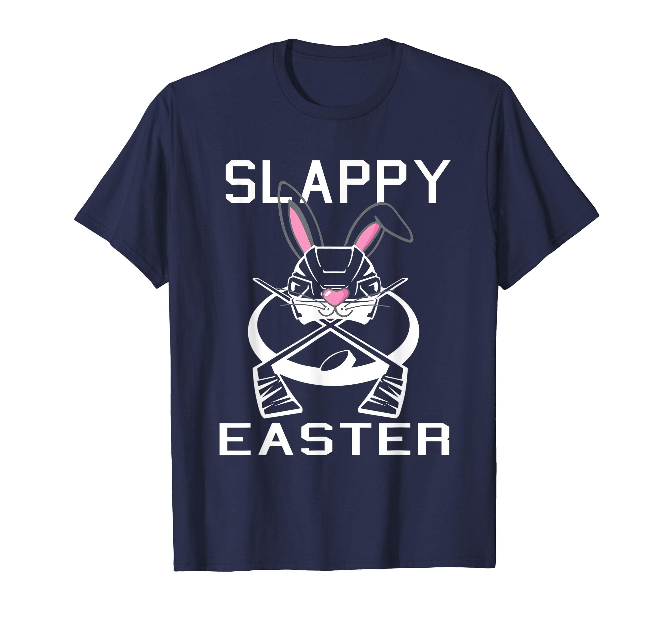 Easter Hockey Gift Bunny Goalie Mask T-Shirt Family Group