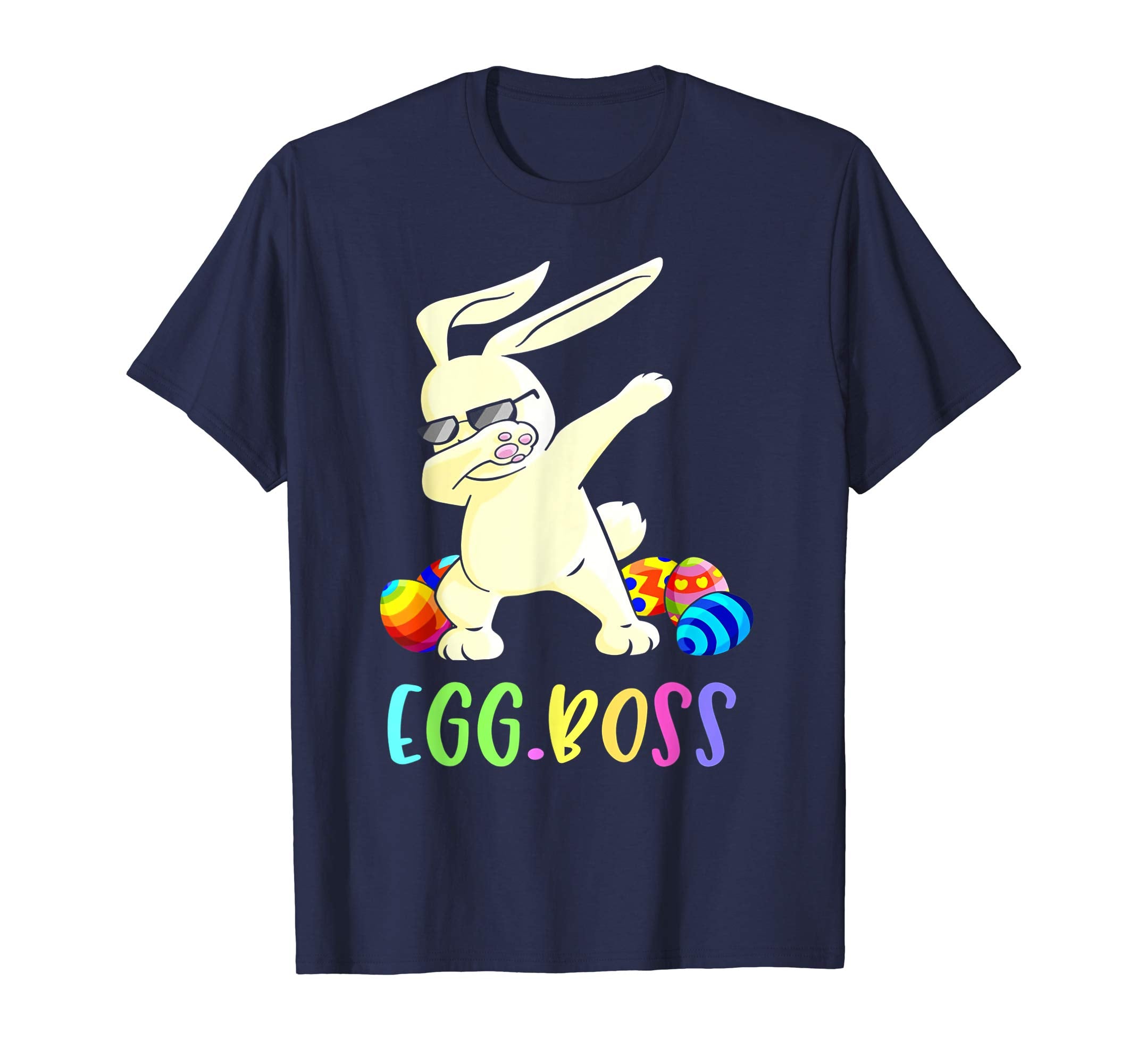 Dabbing Egg Boss Easter Bunny T-Shirt Easter Shirt