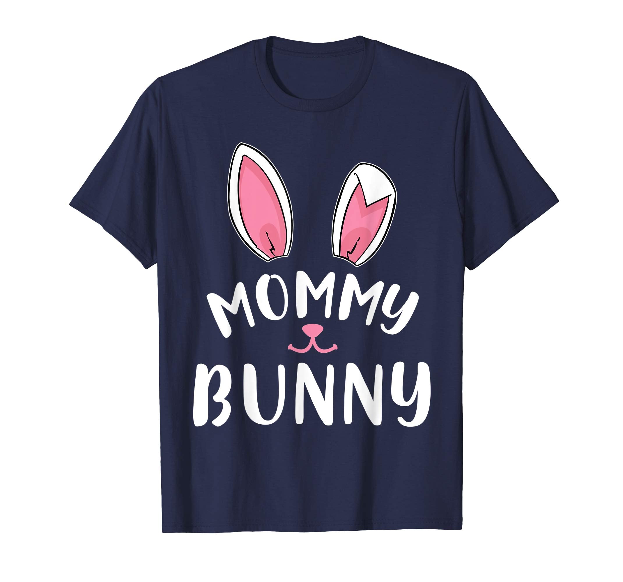 Lovely Bunny Rabbit Face Happy Easter Shirt Mommy Bunny