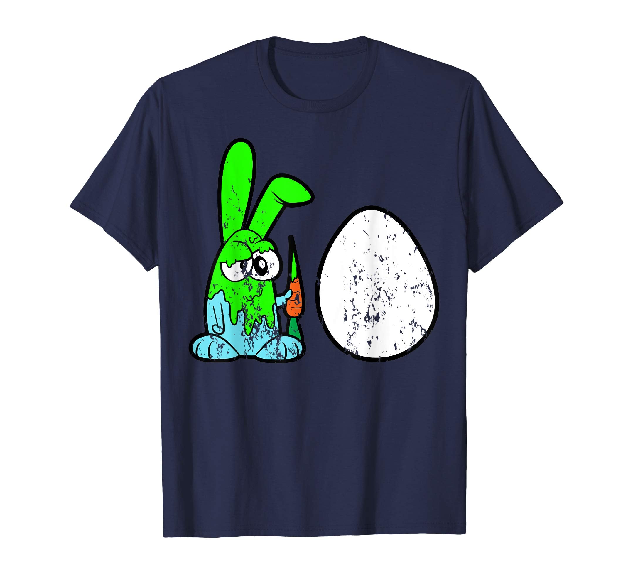 Retro Vintage Grunge Funny Cute Easter Bunny Egg Fun T-Shirt