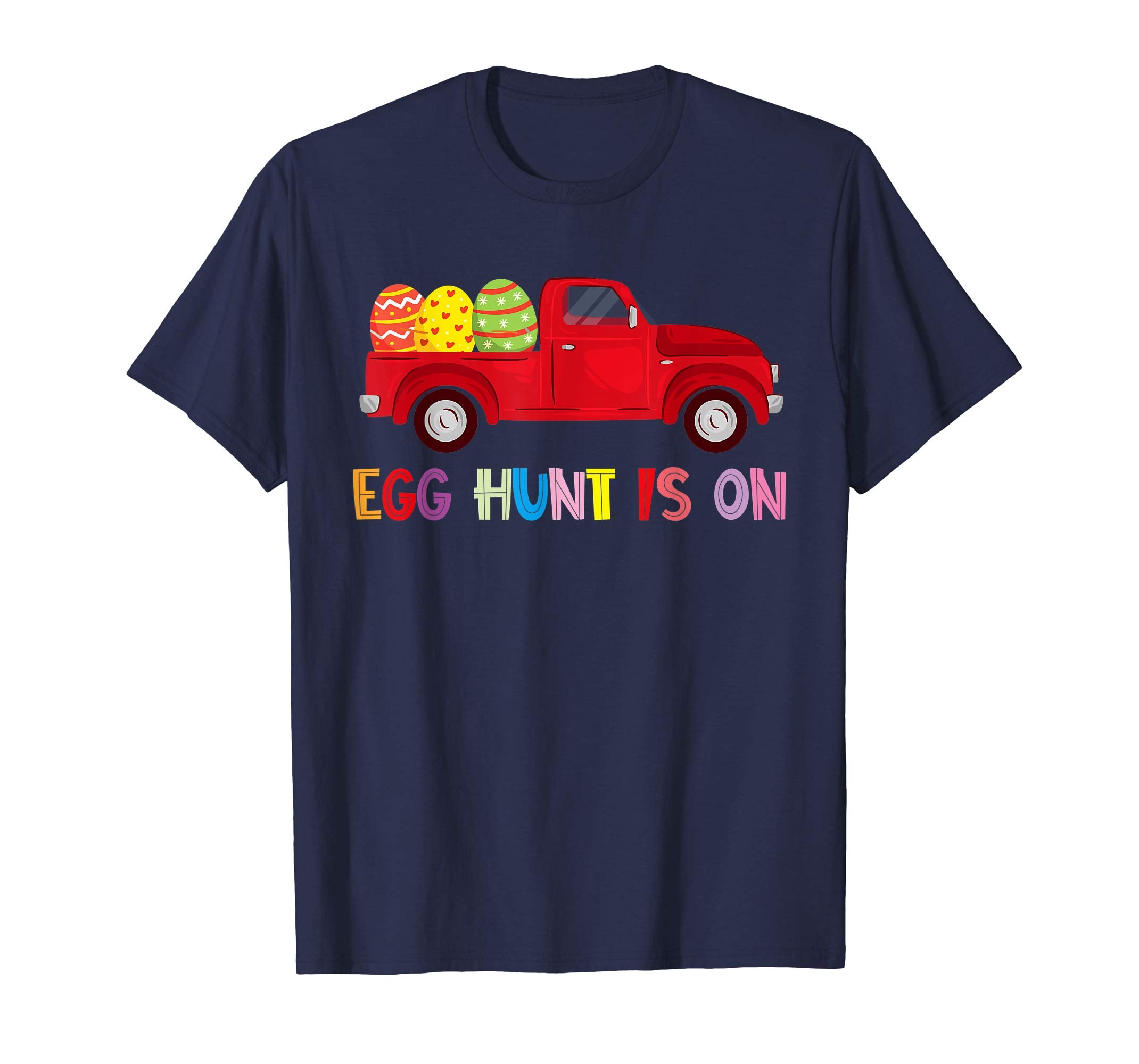 Happy Easter Truck Egg Hunt Is On Kids Boys Girls Shirt Gift