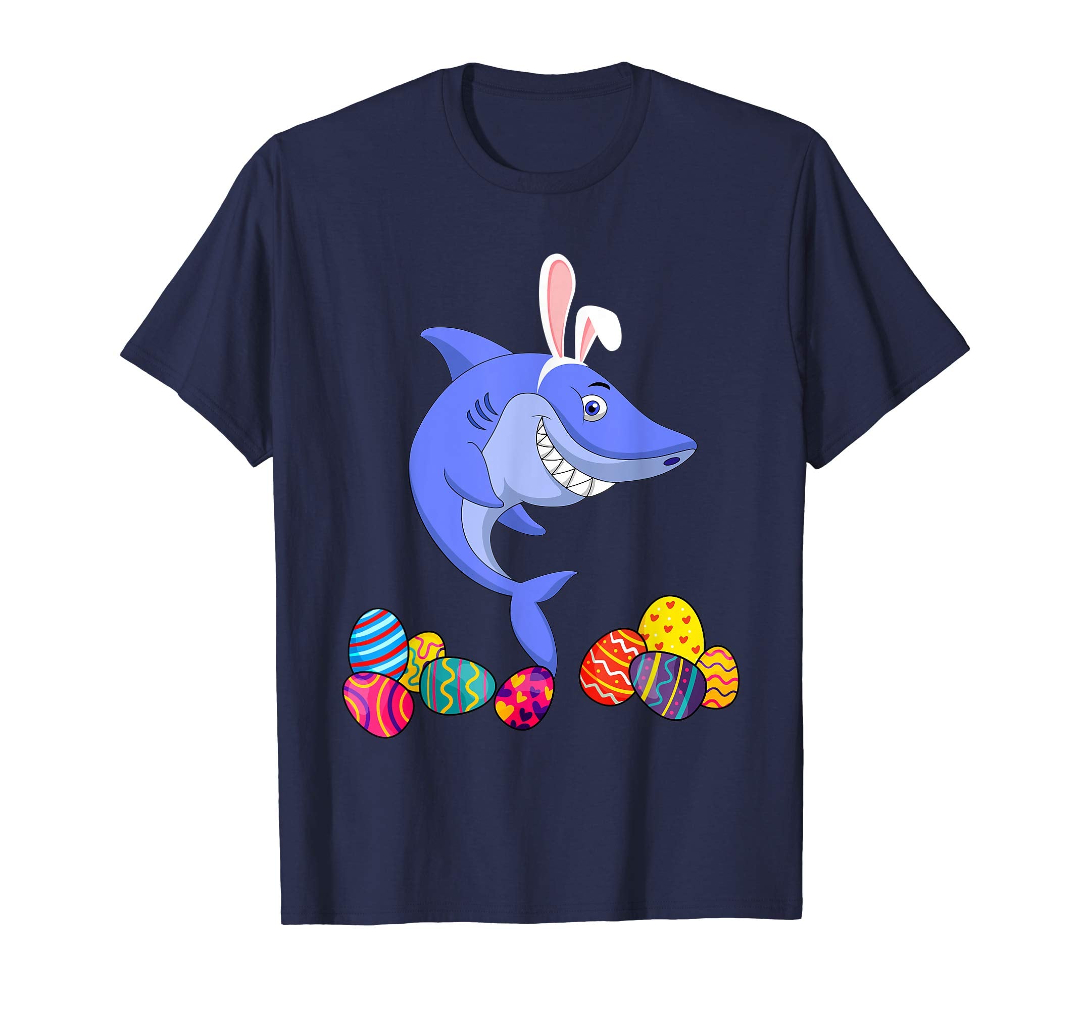 Shark Bunny Ear With Egg Easter Easter Day Shirt