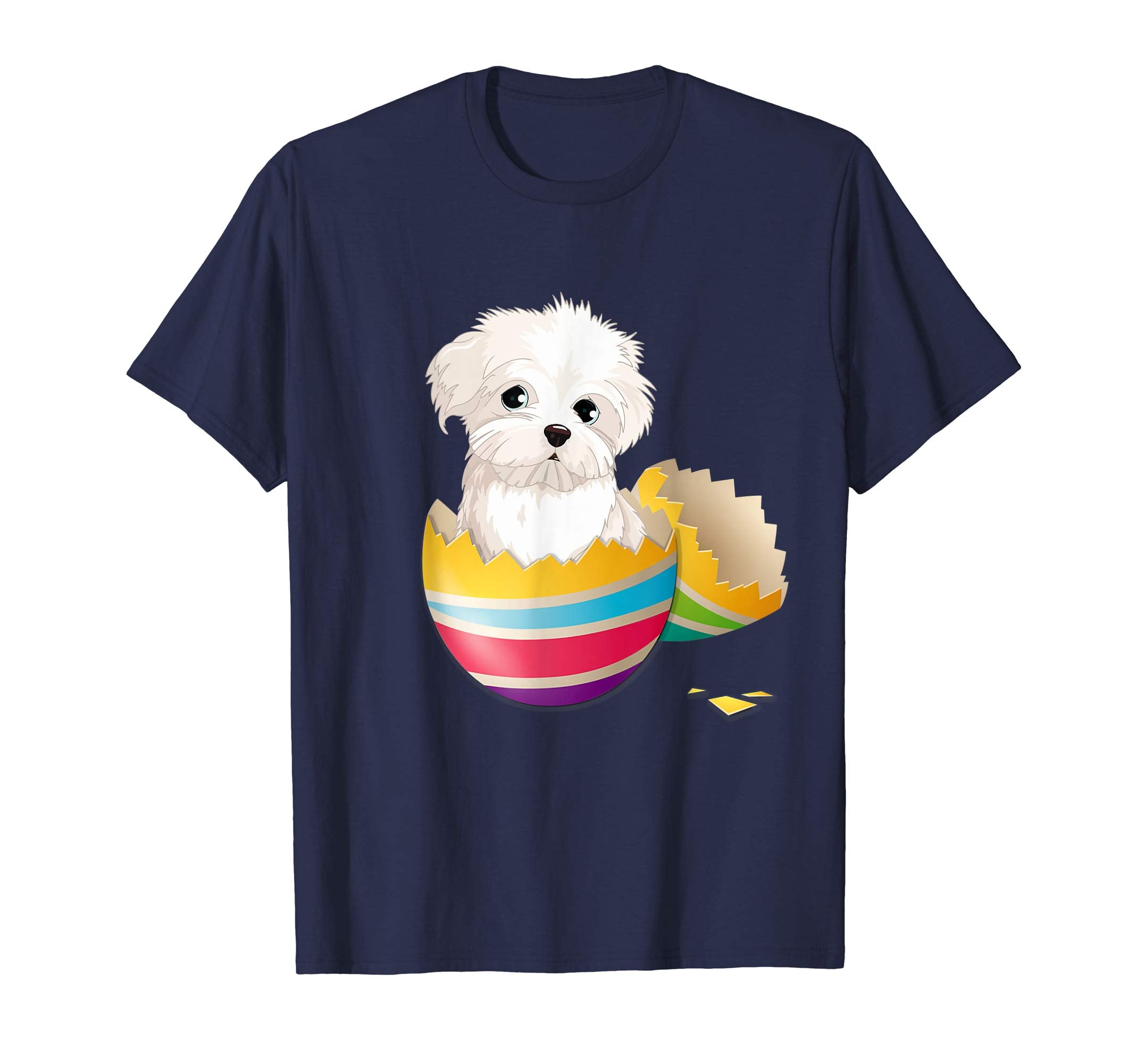 Maltese Hatching From Easter Egg Easter Day Shirt