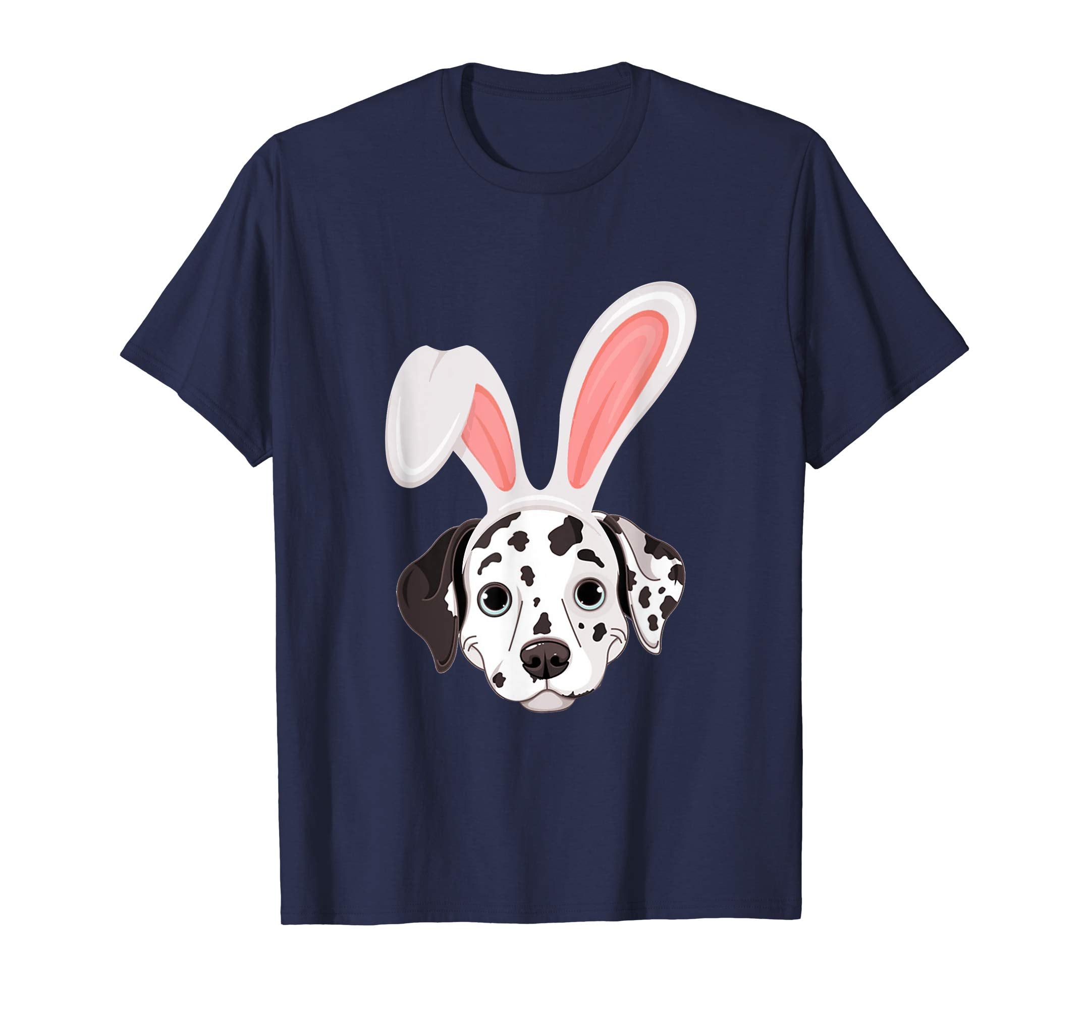 Dalmatian Dressed As Easter Bunny With Rabbit Ears T-Shirt