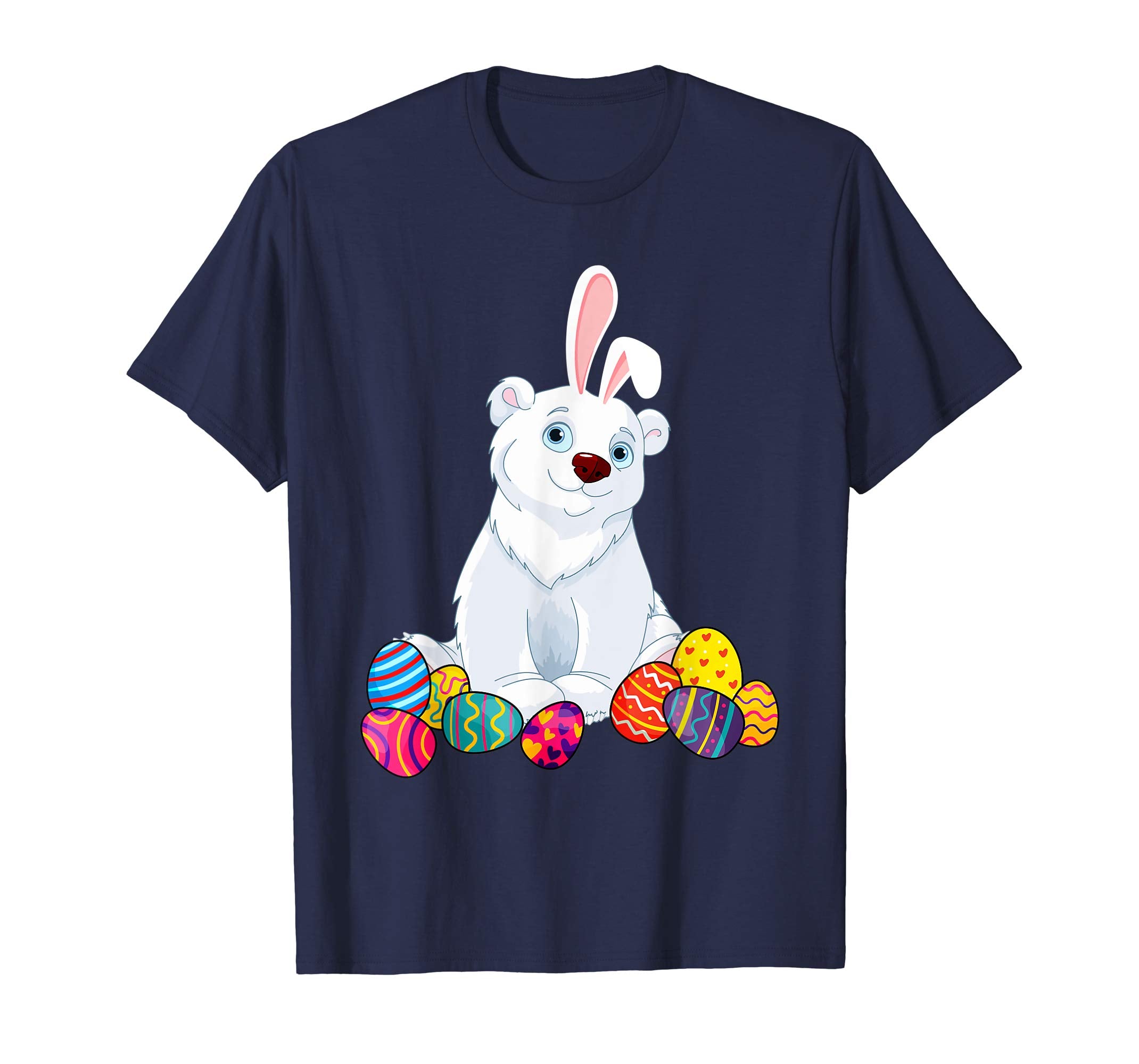 Polar Bear Bunny Ear With Egg Easter Easter Day Shirt
