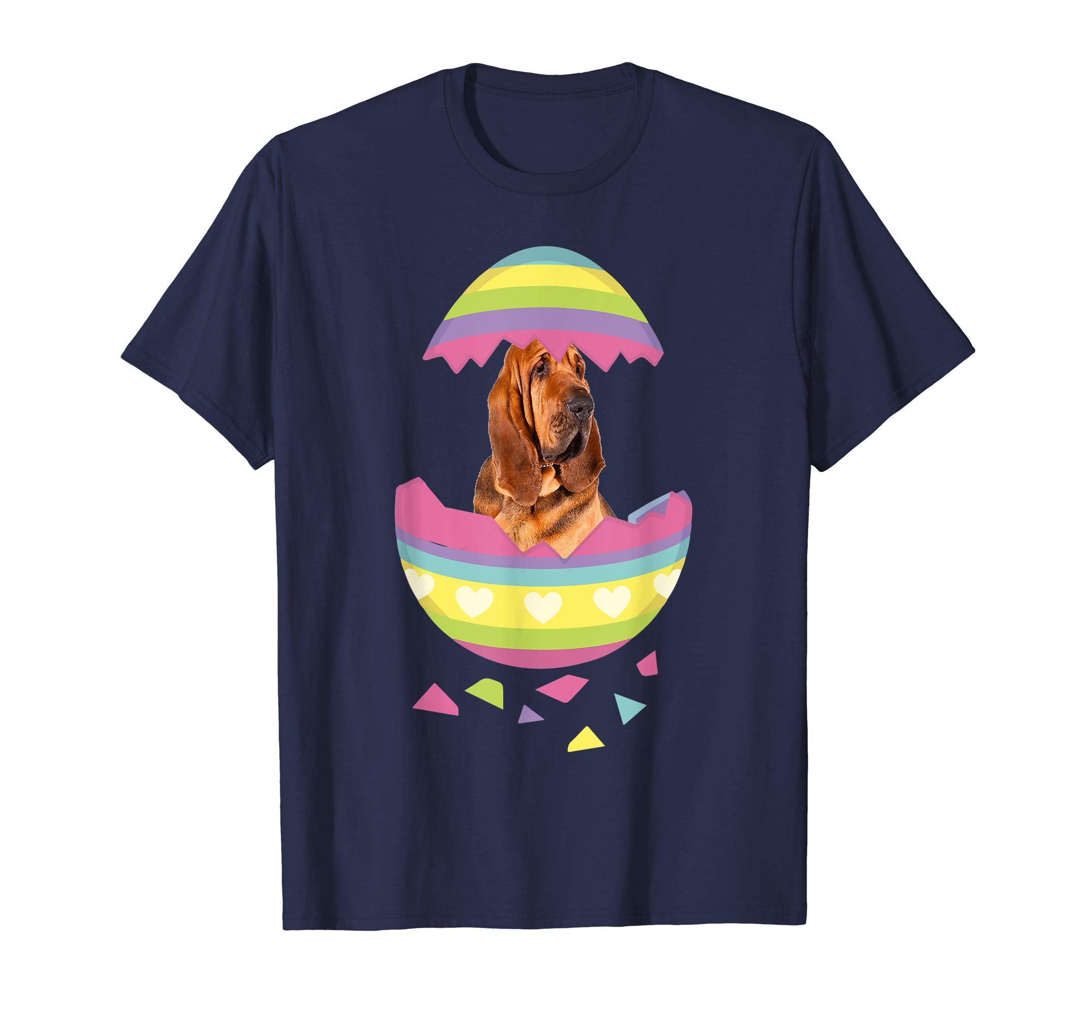 Bloodhound Easter Egg T-Shirt Dog Lover