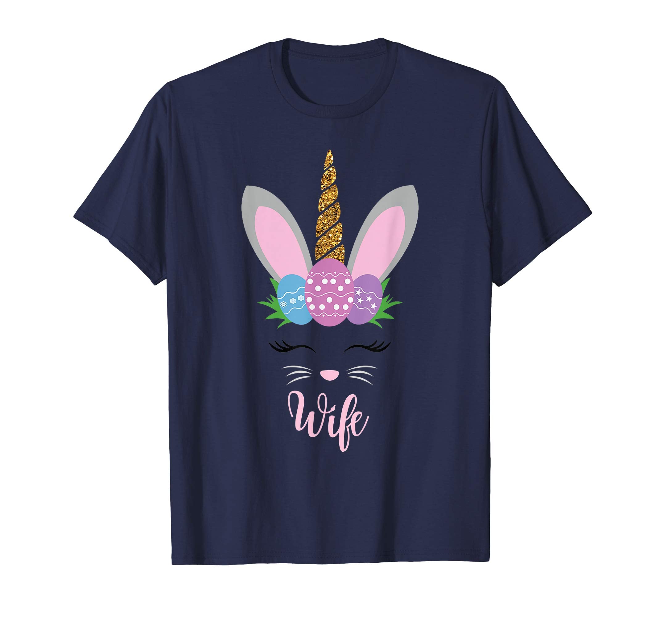 Wife Easter Bunny Unicorn Funny T-Shirts Cute Bunnies Gifts