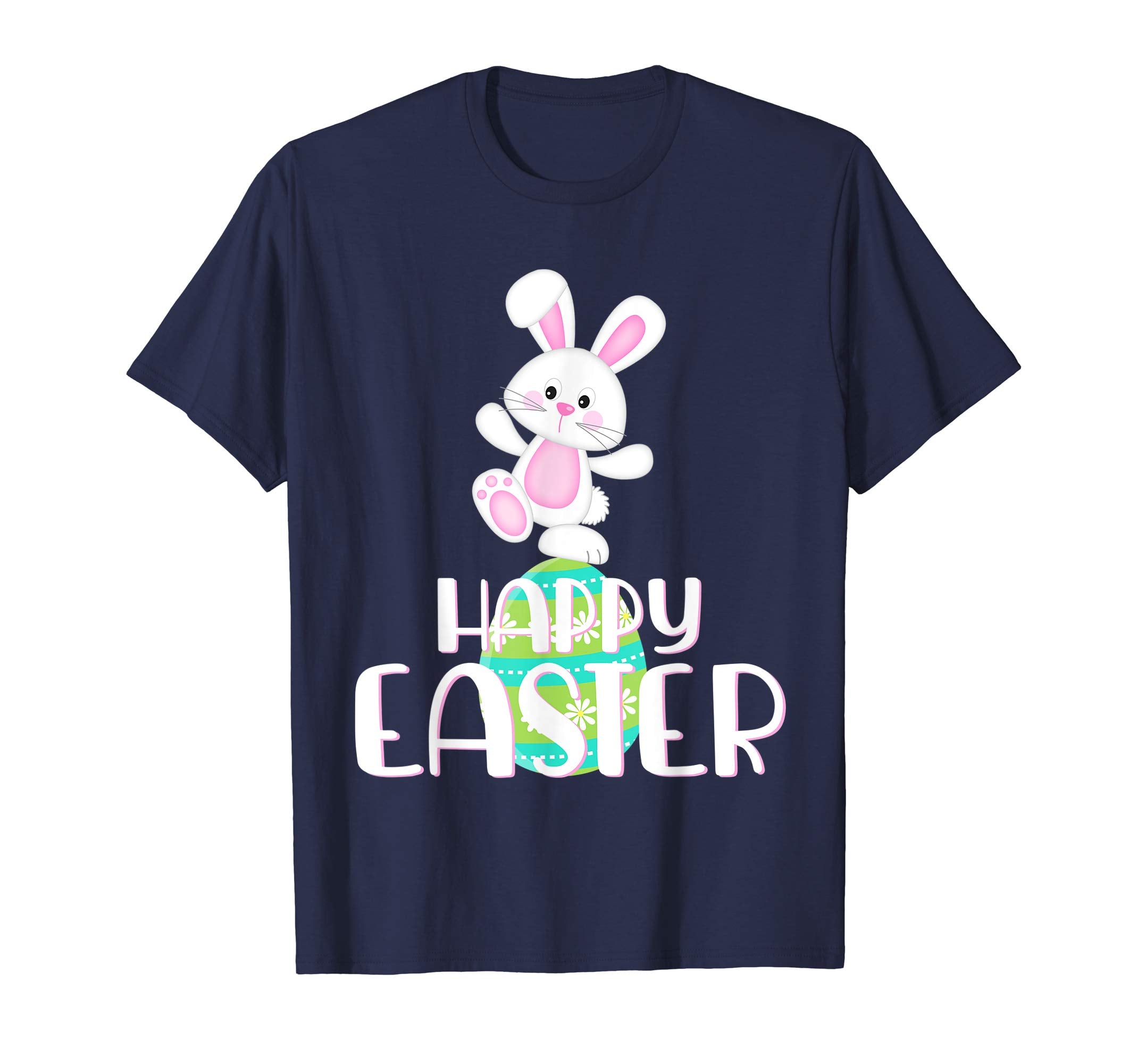 Happy Easter Shirt Cute Bunny &amp; Colorful Egg Easter Gift