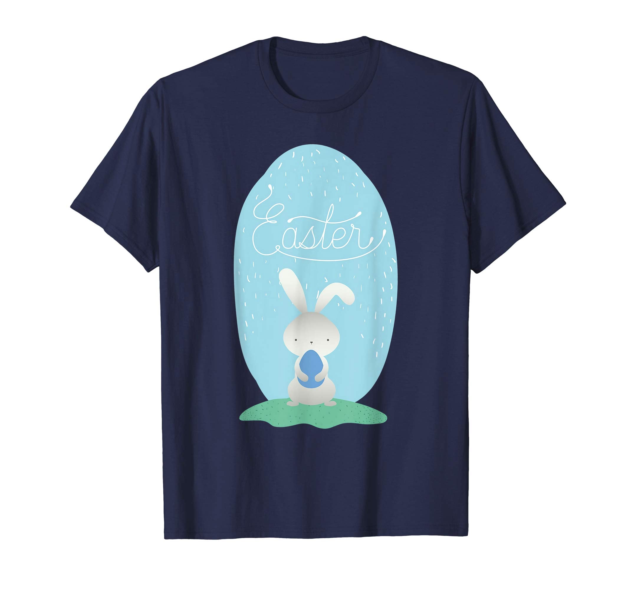 Happy Easter Bunny Tee shirt with Easter Eggs T shirt